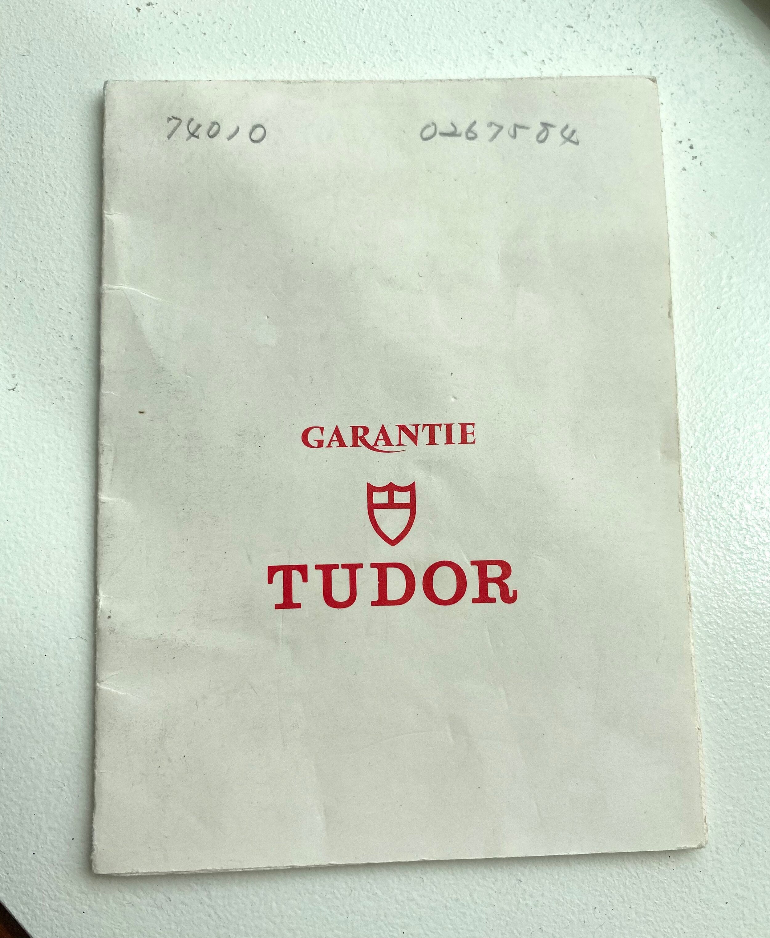 Tudor Prince Oysterdate — Linen Dial with Papers