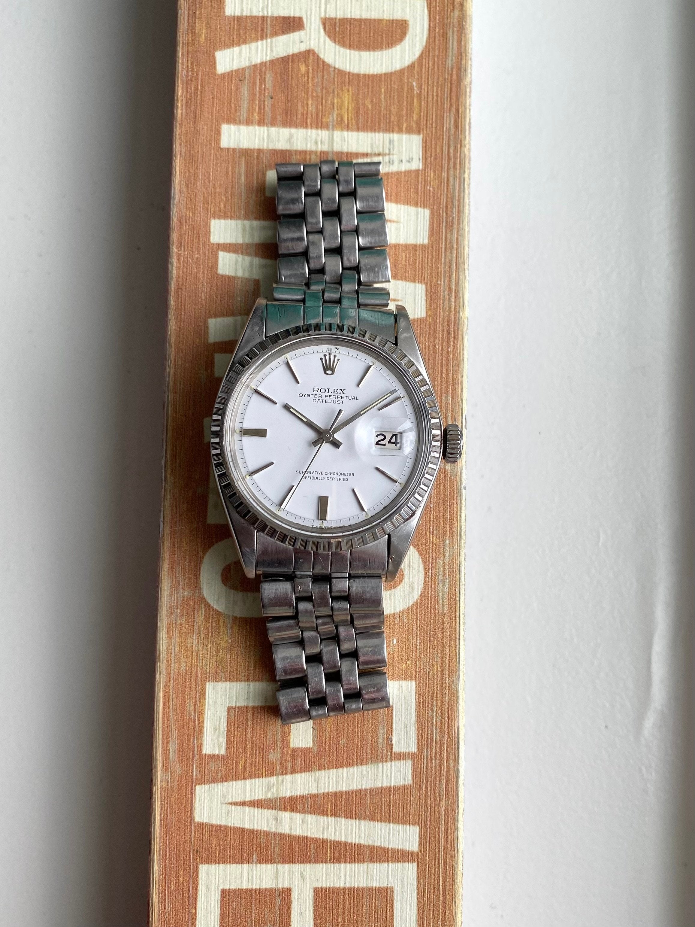 Rolex Datejust 1603 - Matte White.