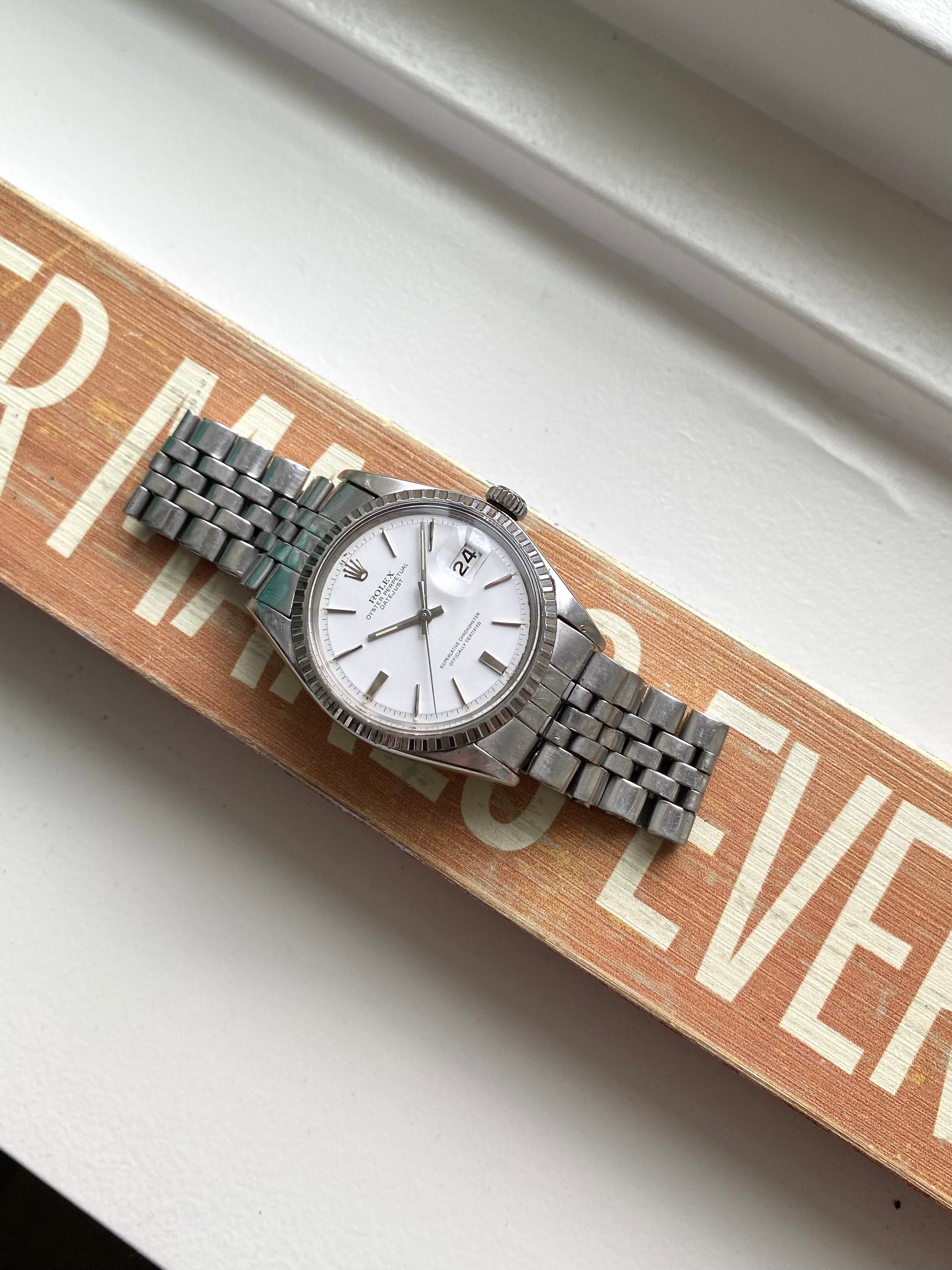 Rolex Datejust 1603 - Matte White.