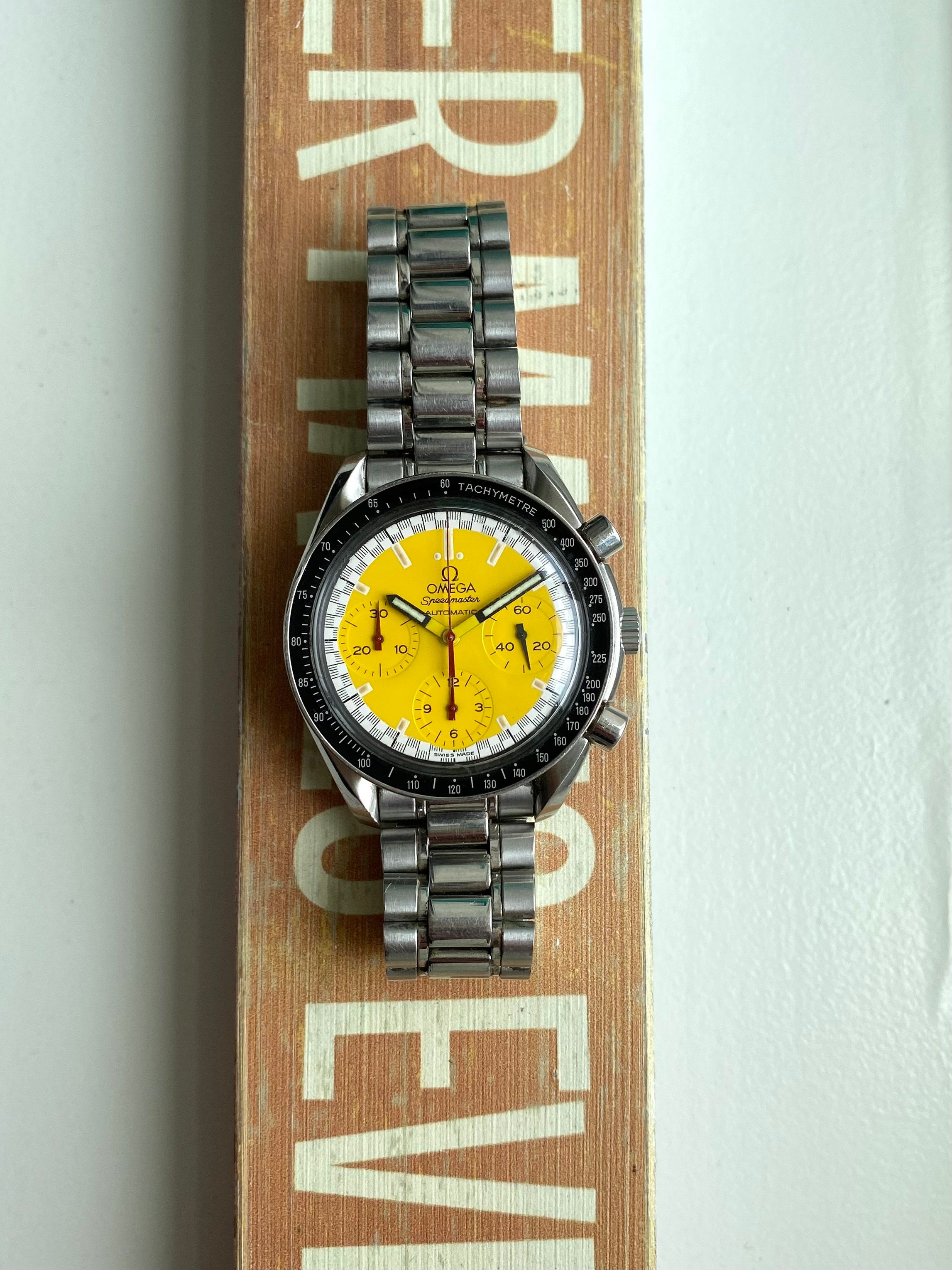 Omega Speedmaster Schumacher - Yellow.