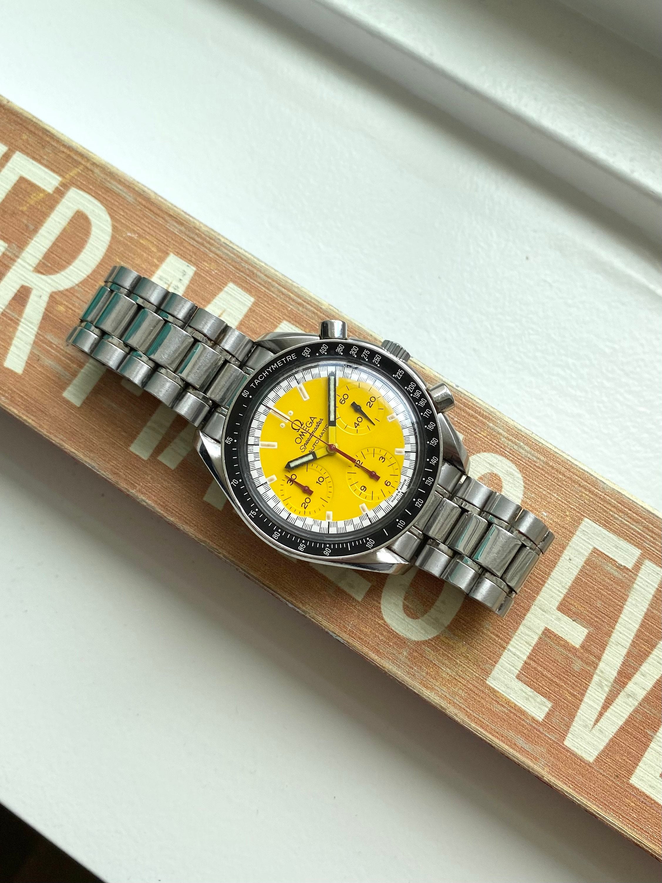 Omega Speedmaster Schumacher - Yellow.