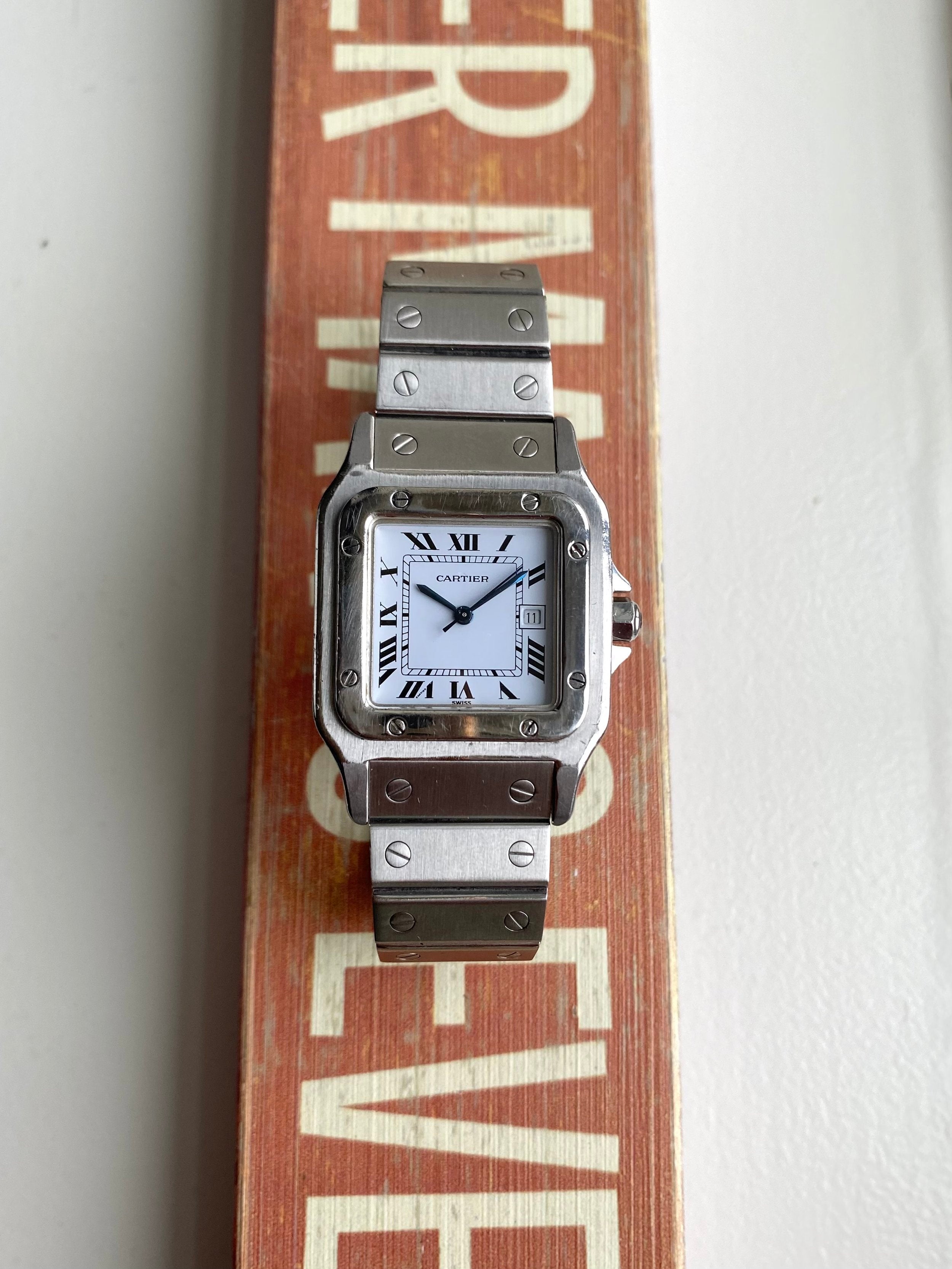 Cartier Santos 2960 - White Roman