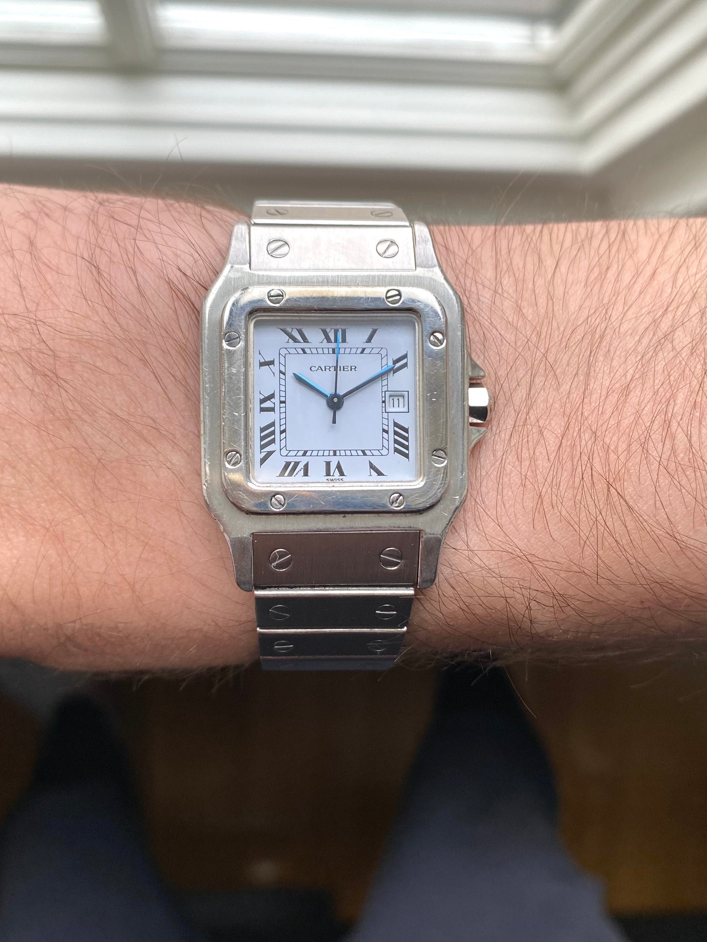 Cartier Santos 2960 - White Roman