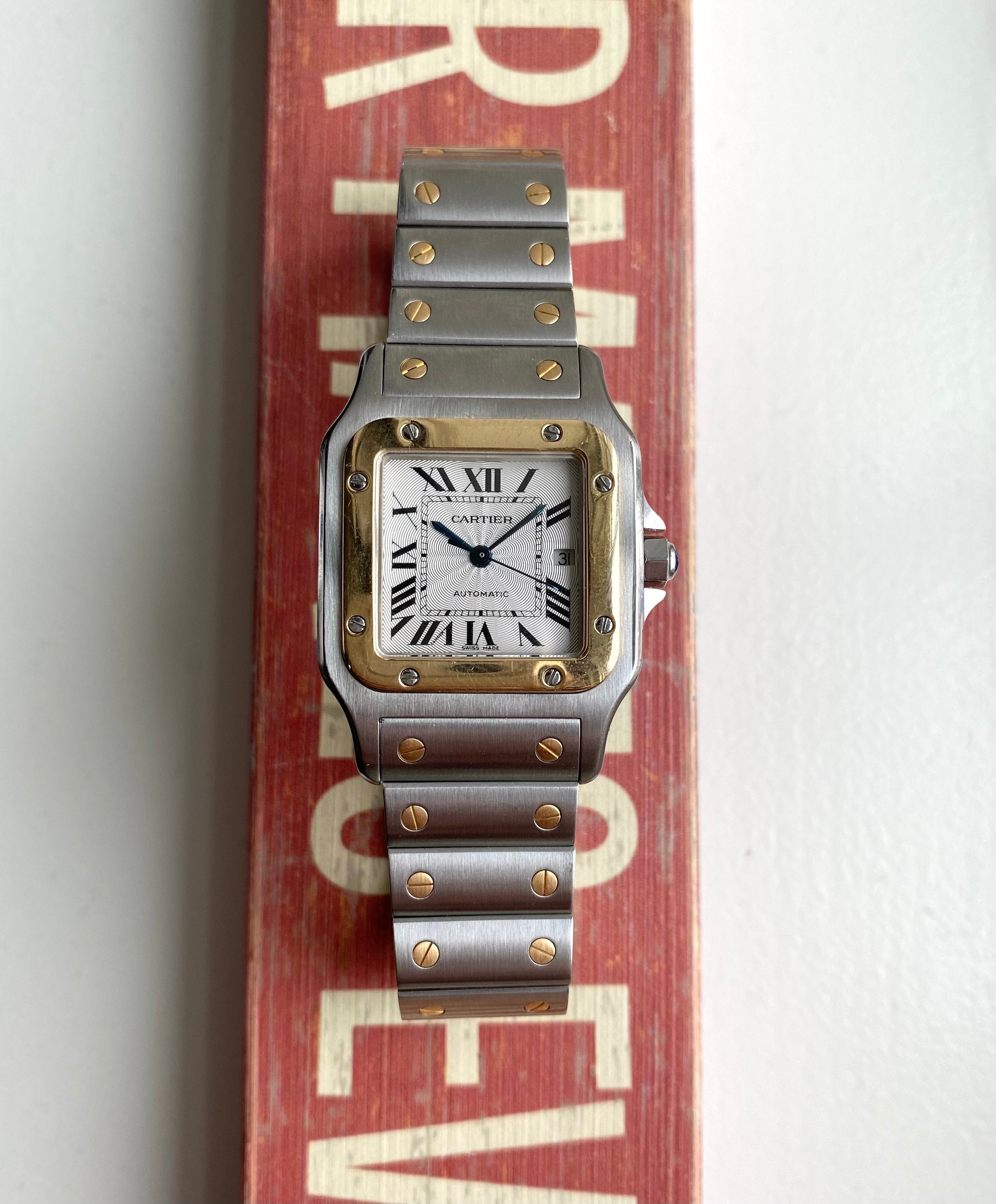 Cartier Santos — Guilloche Dial