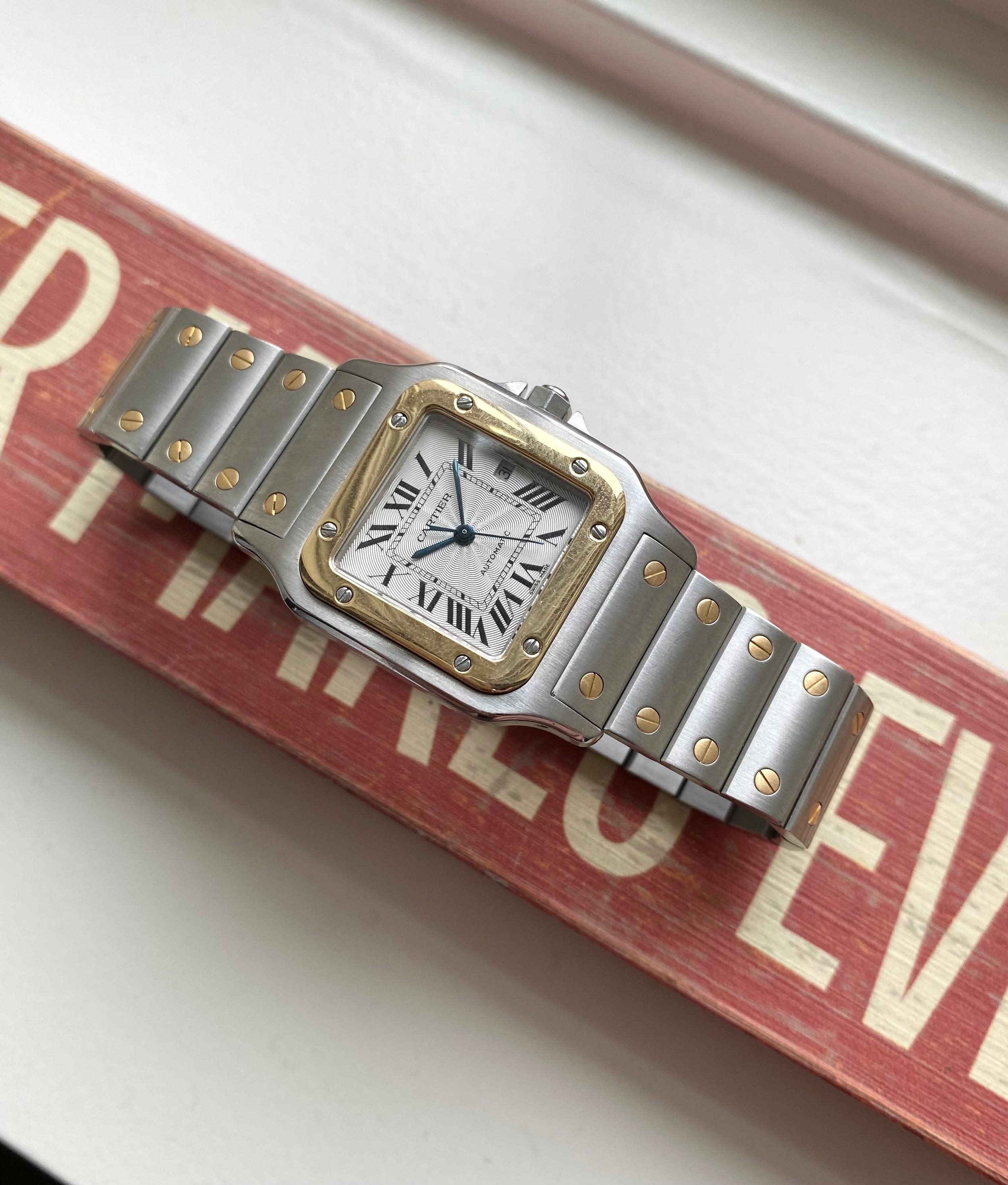 Cartier Santos — Guilloche Dial