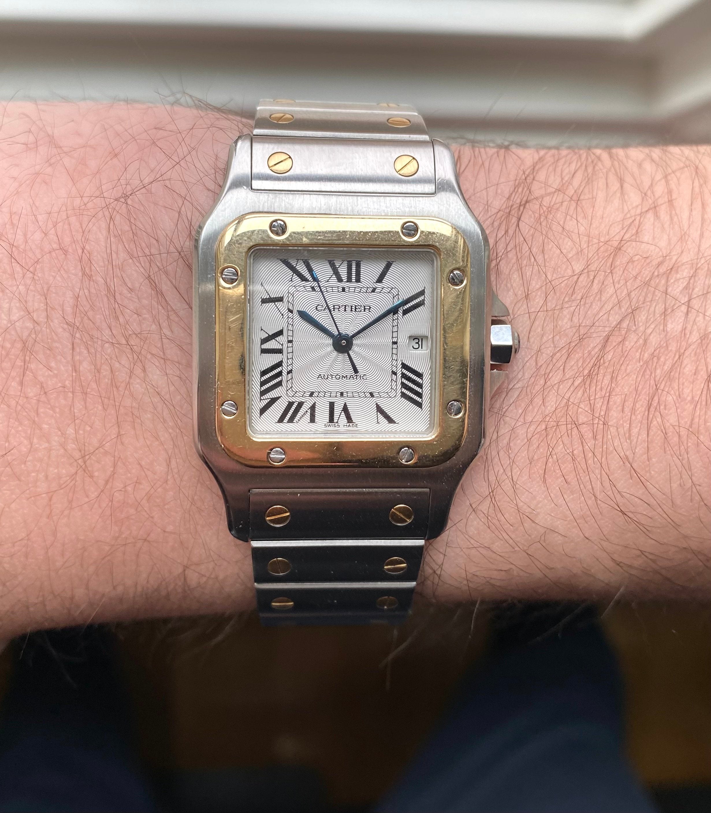 Cartier Santos — Guilloche Dial