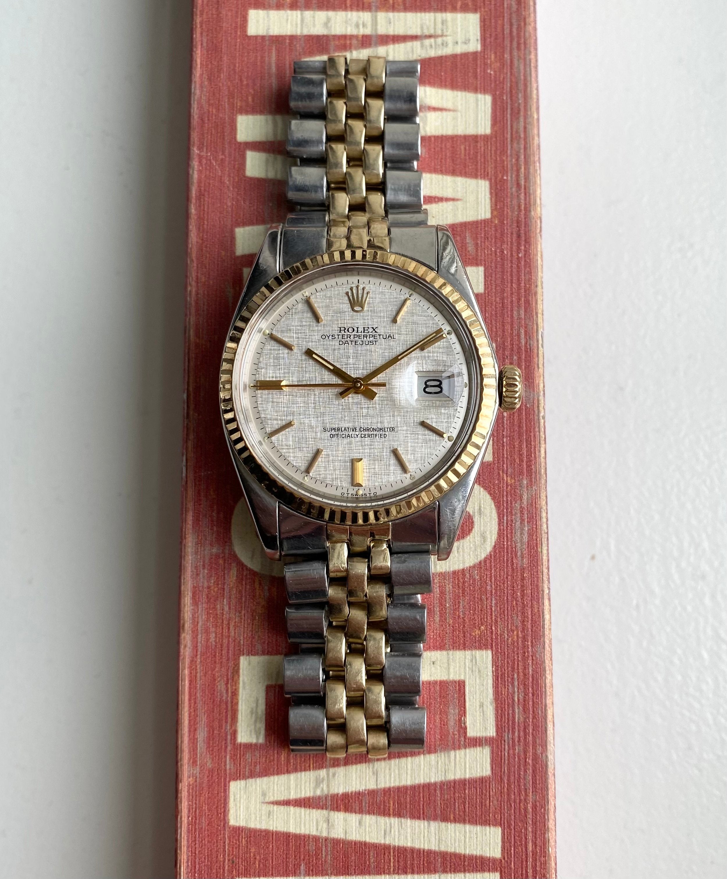 Rolex Datejust ref. 1601 — Linen Sigma Dial