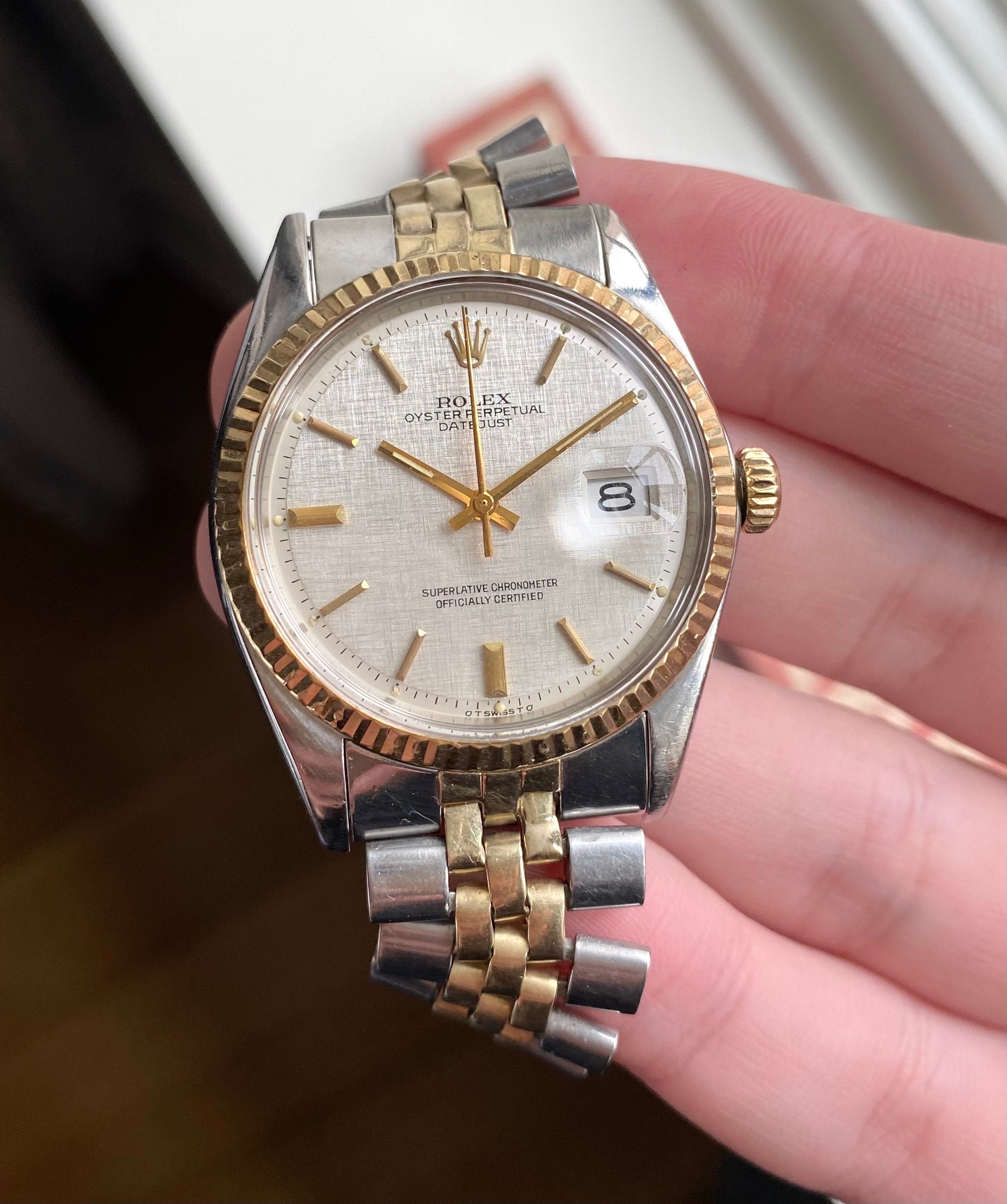 Rolex Datejust ref. 1601 — Linen Sigma Dial