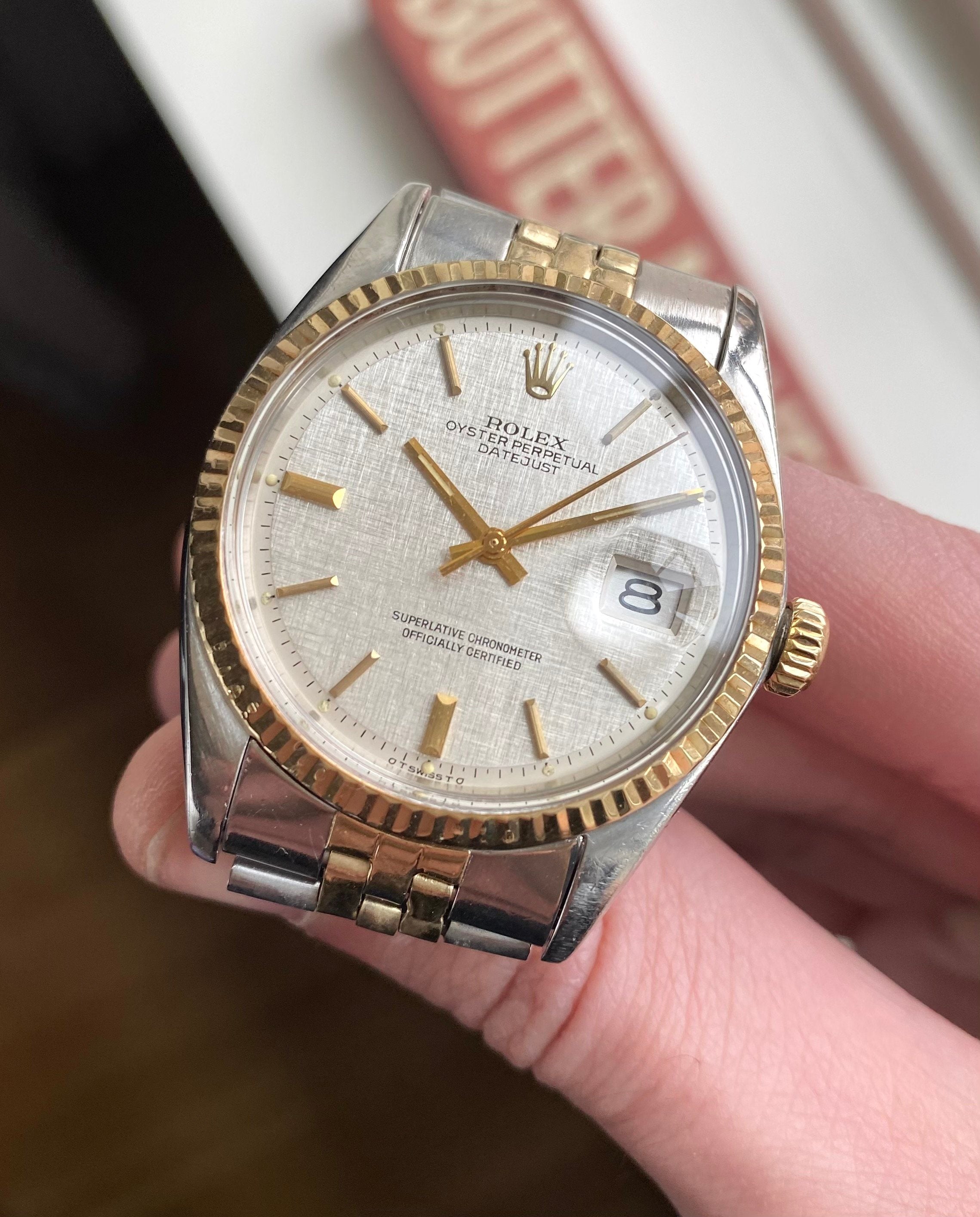 Rolex Datejust ref. 1601 — Linen Sigma Dial