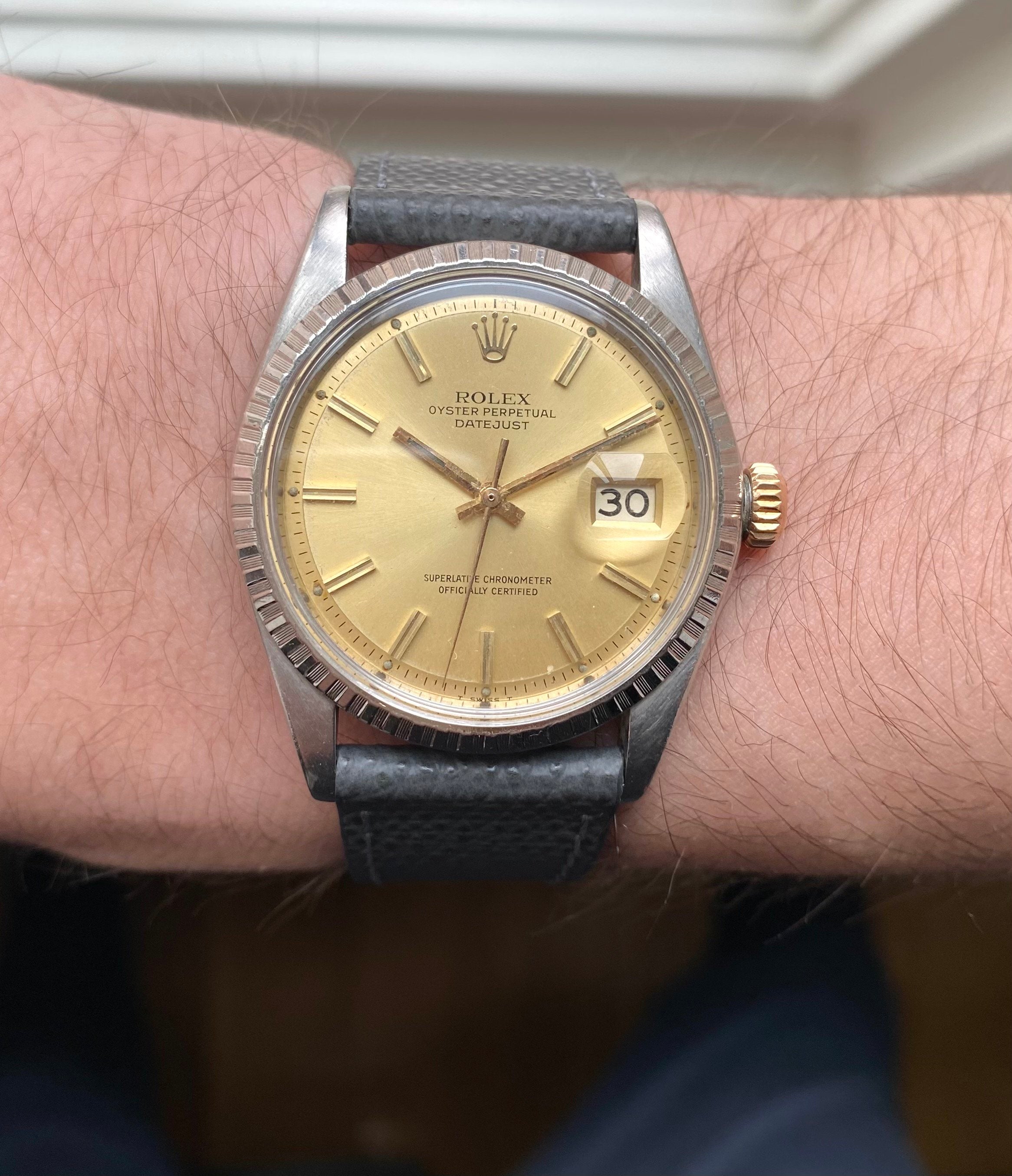 Rolex Datejust ref. 1603 — Champagne Dial