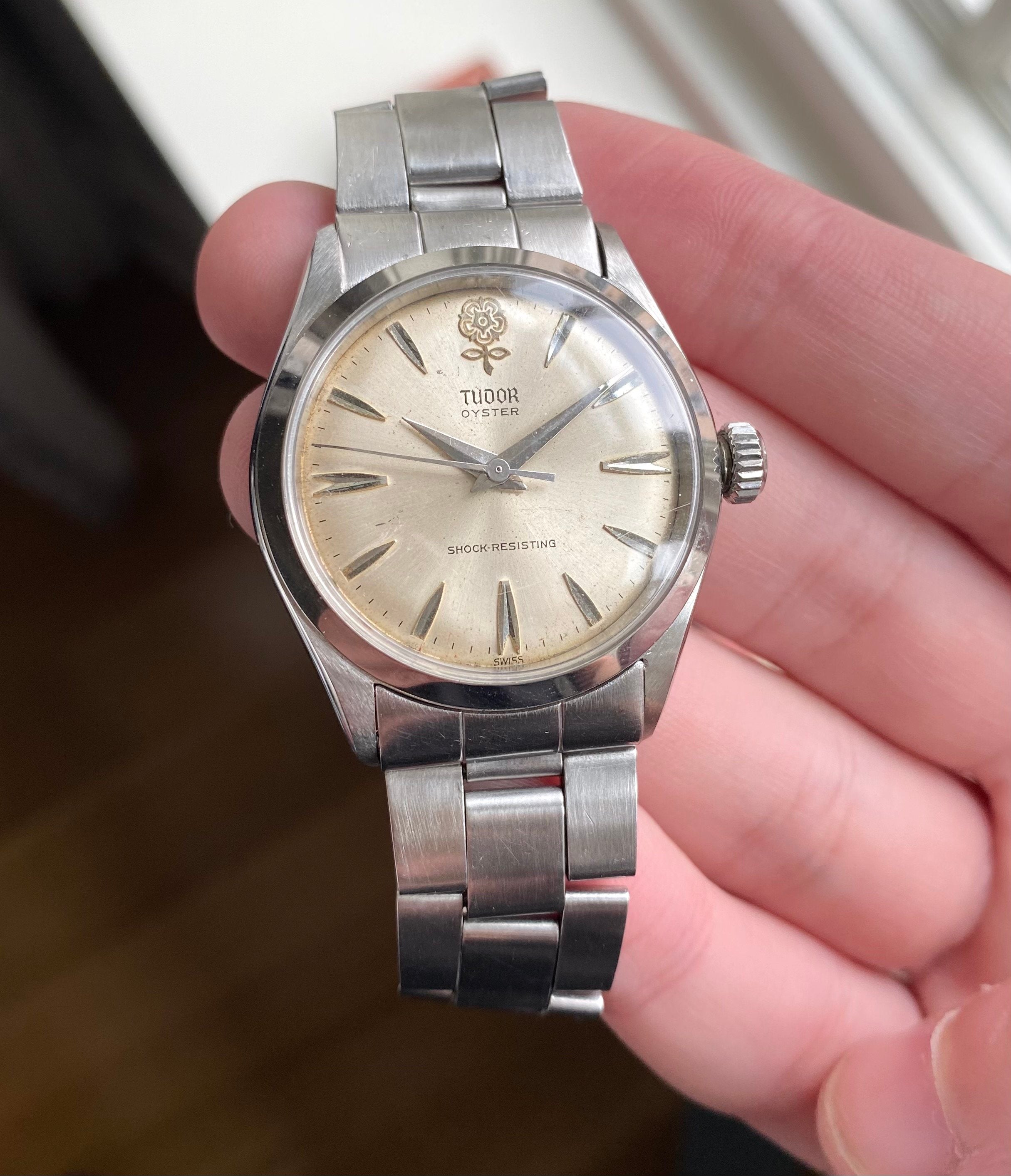 Tudor Oyster ref. 7934 — Rose Dial