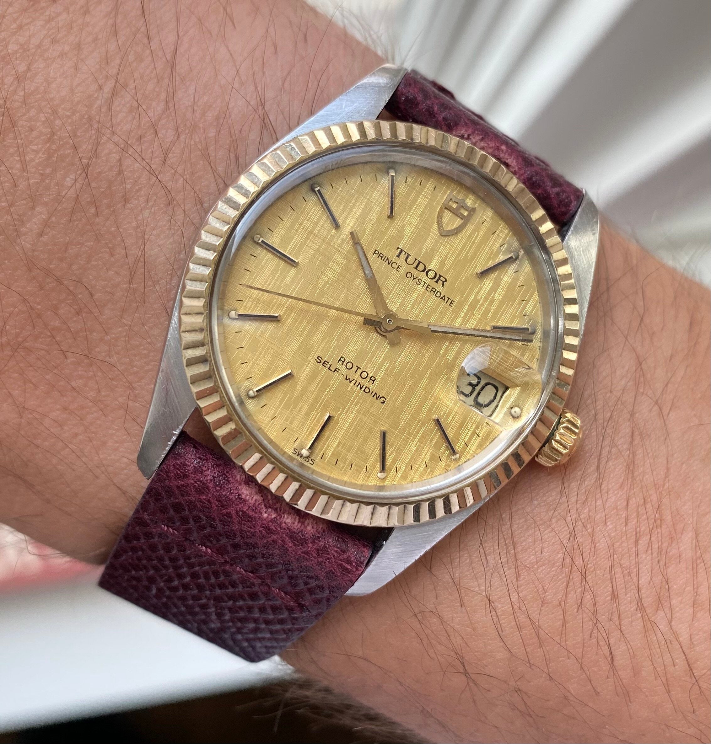 Tudor Prince Oysterdayte — Champagne Linen Dial