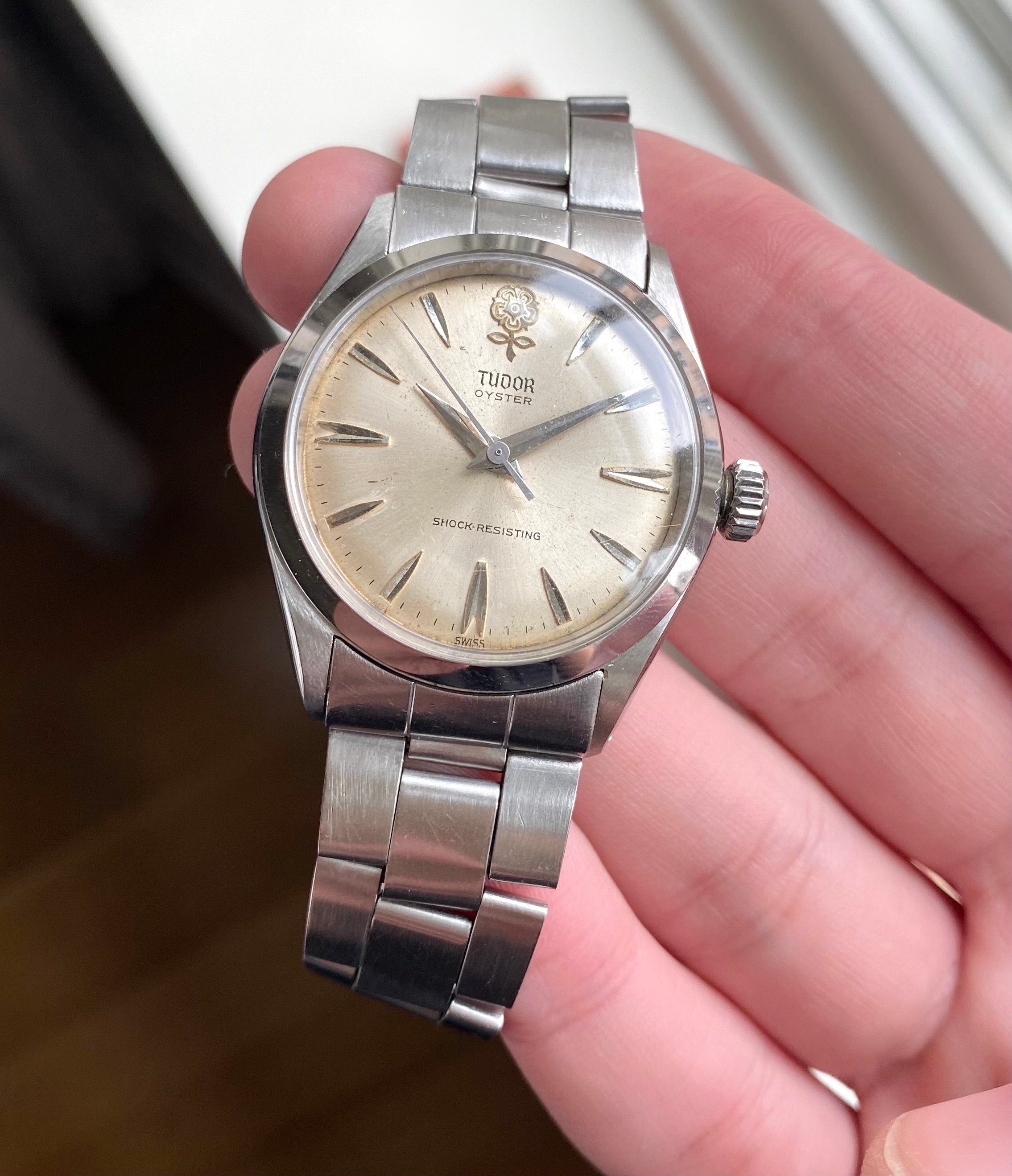 Tudor Oyster ref. 7934 — Rose Dial