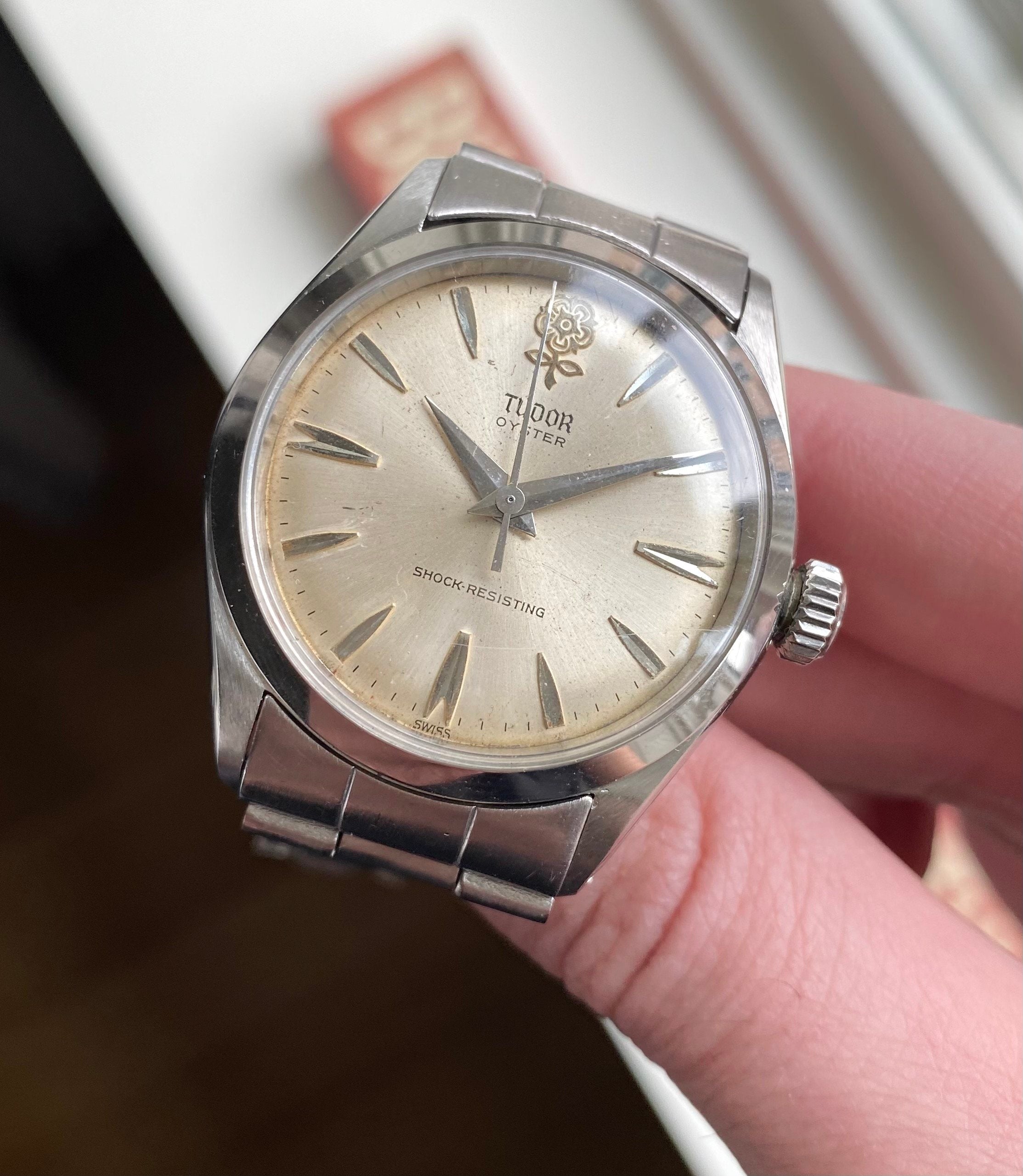 Tudor Oyster ref. 7934 — Rose Dial