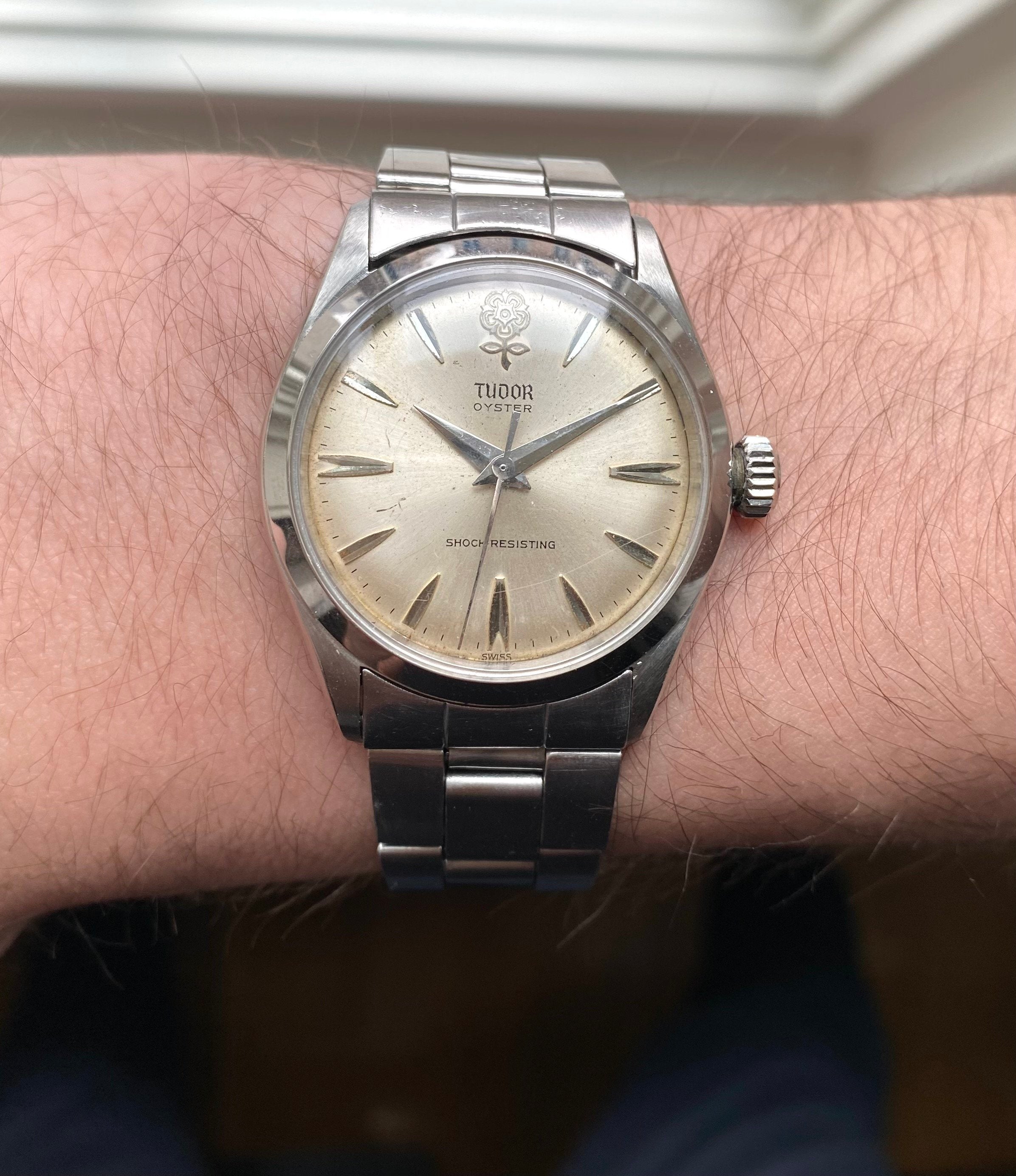 Tudor Oyster ref. 7934 — Rose Dial