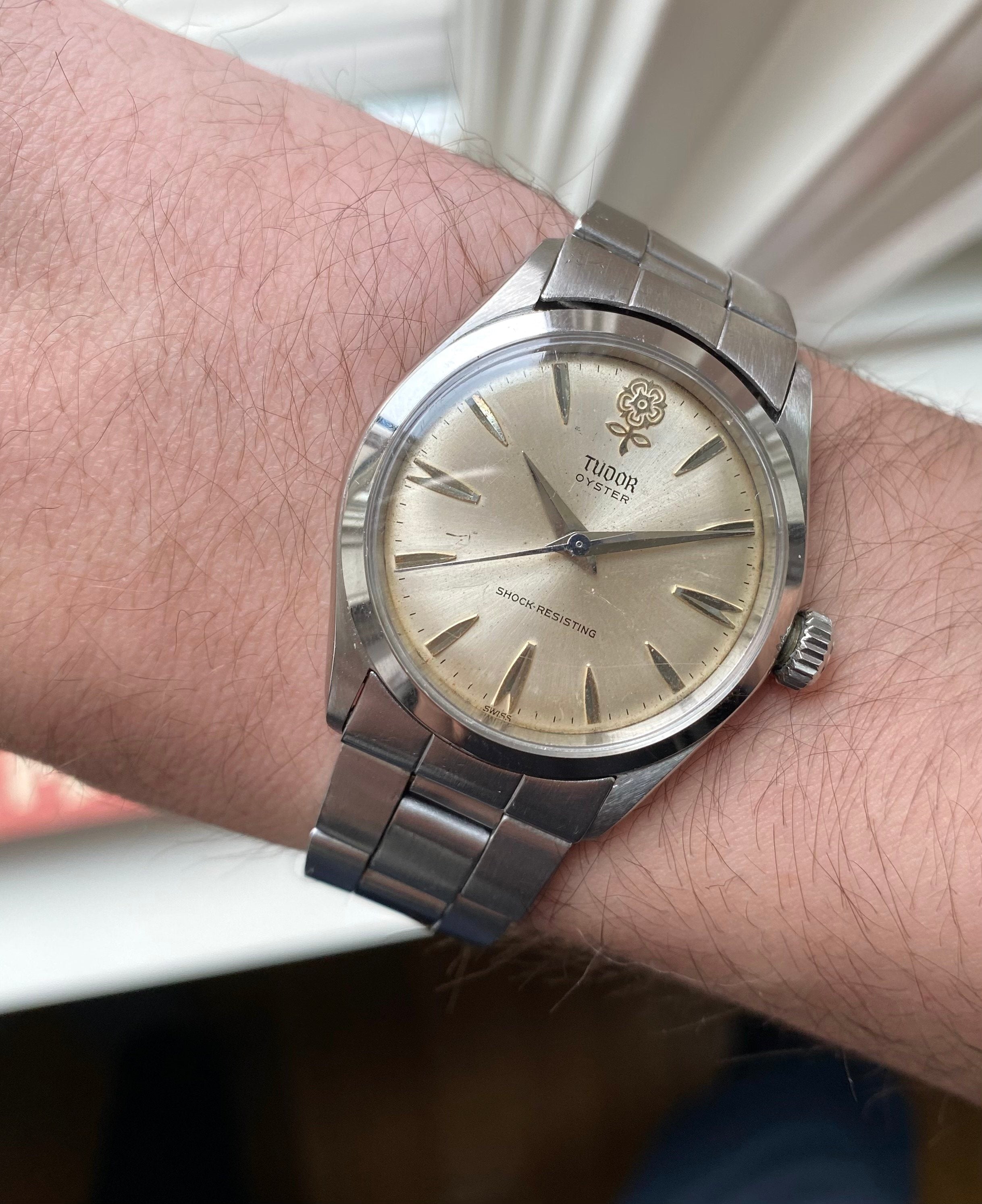 Tudor Oyster ref. 7934 — Rose Dial