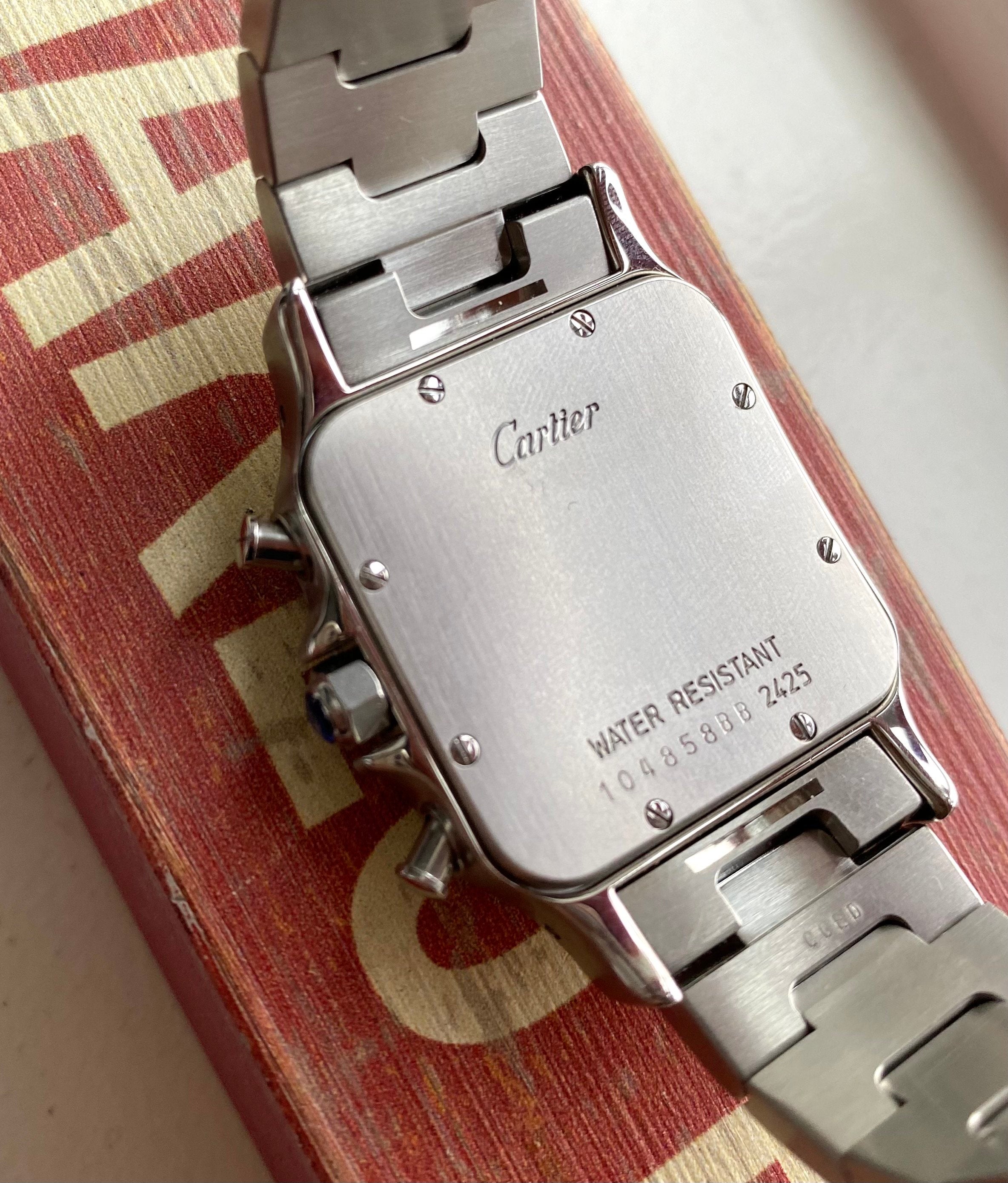 Cartier Santos Chronoflex — with Box