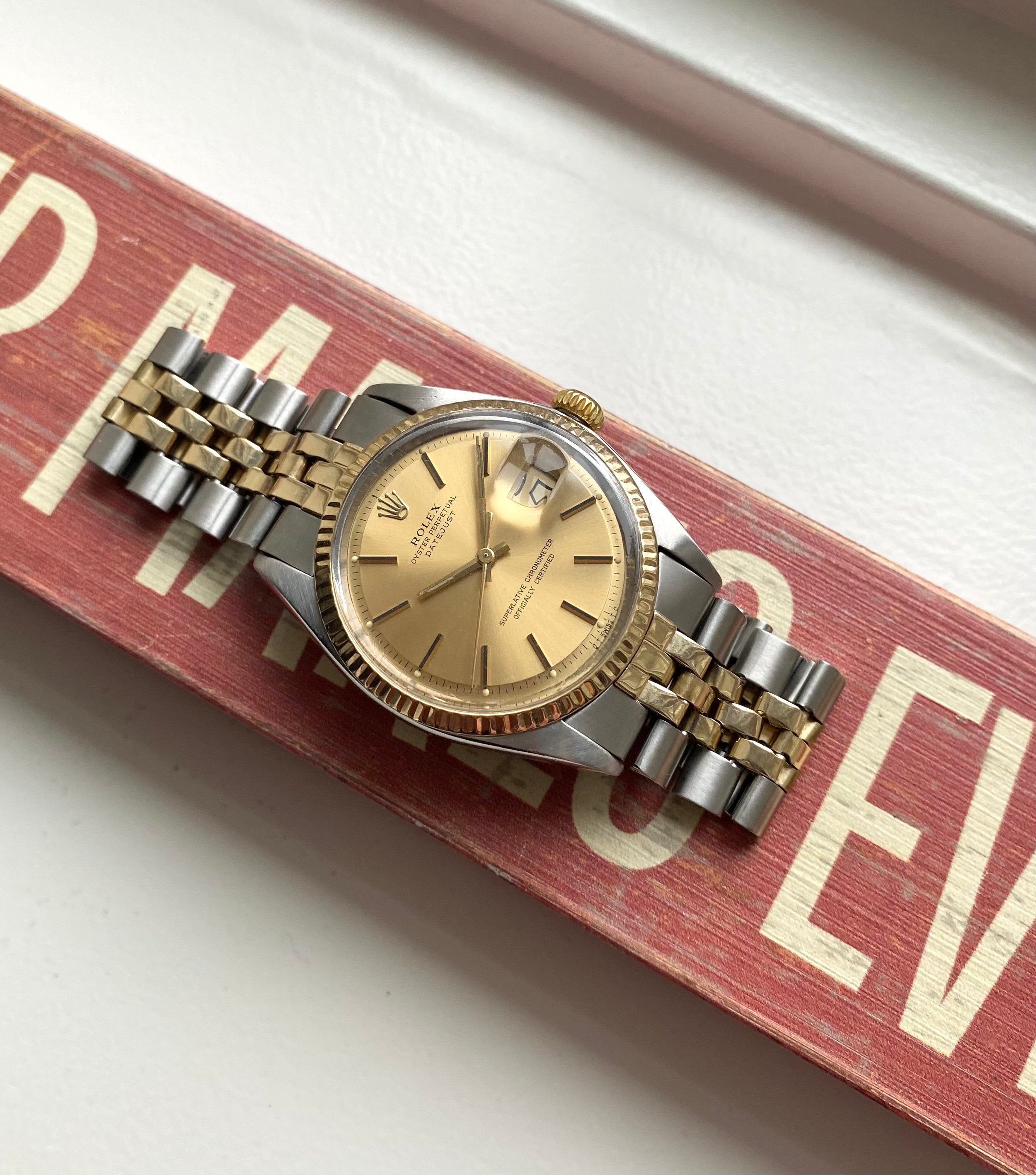 Rolex Datejust 1601 — Two-tone Sigma Dial