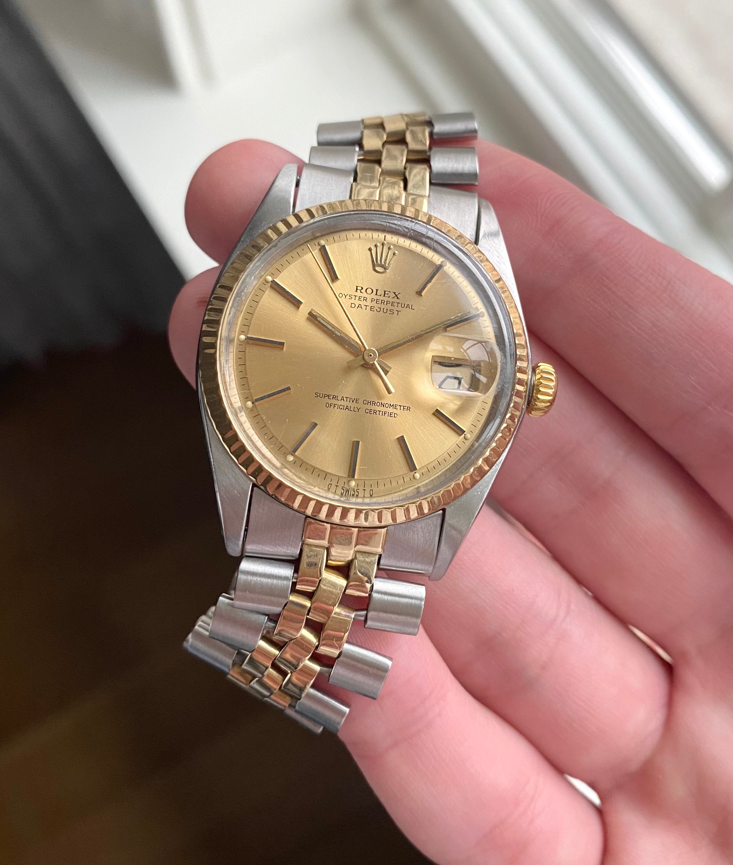 Rolex Datejust 1601 — Two-tone Sigma Dial