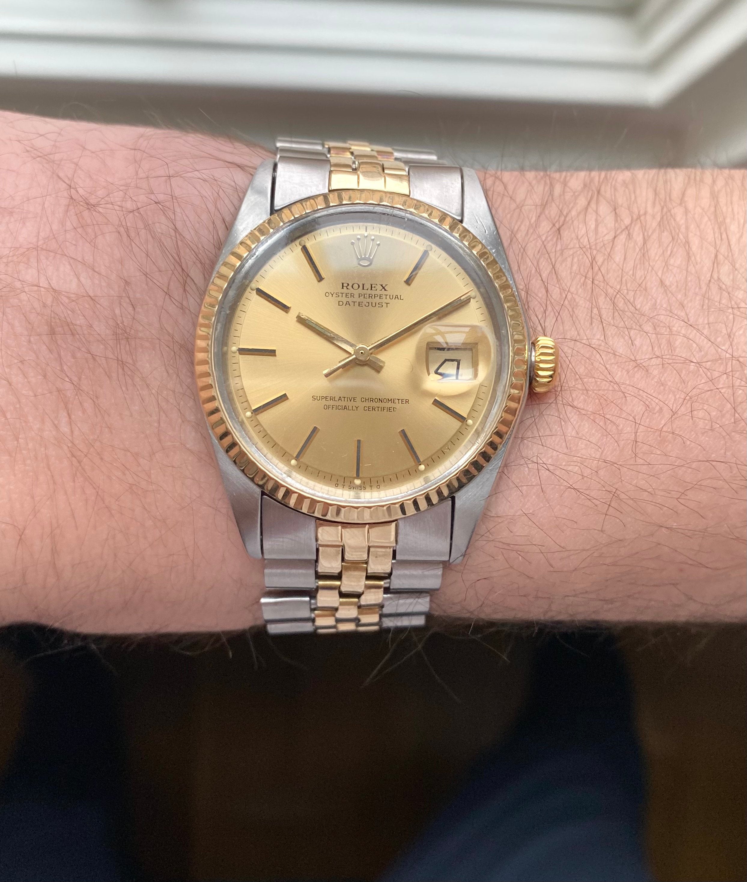 Rolex Datejust 1601 — Two-tone Sigma Dial