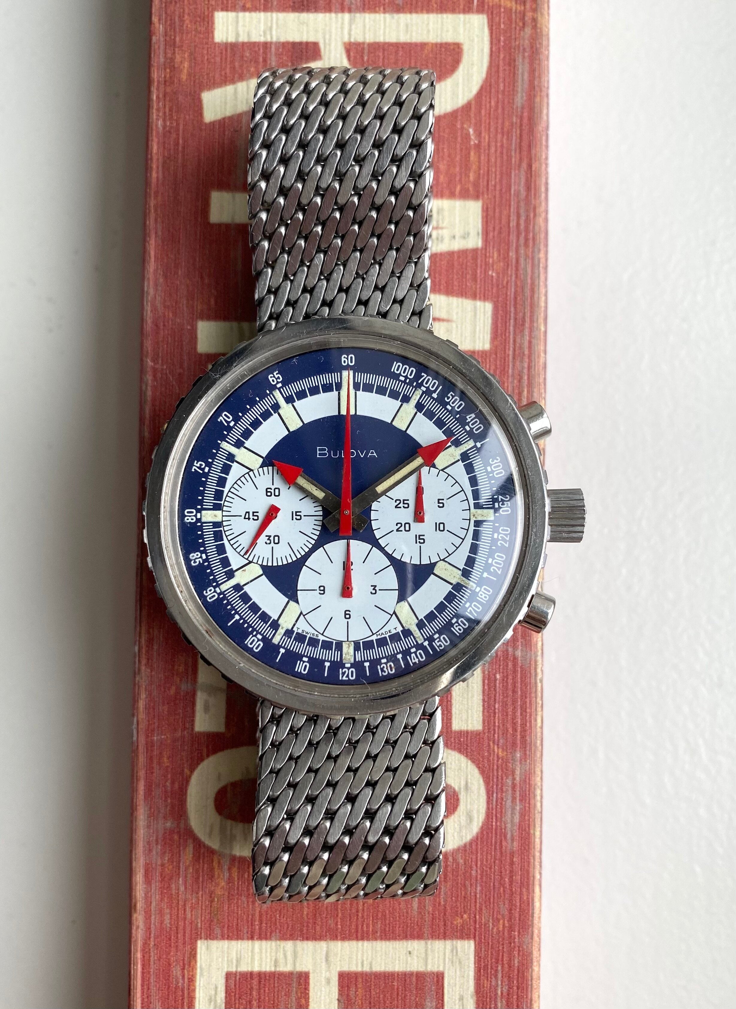 Bulova Oversized Chronograph — "Stars & Stripes"