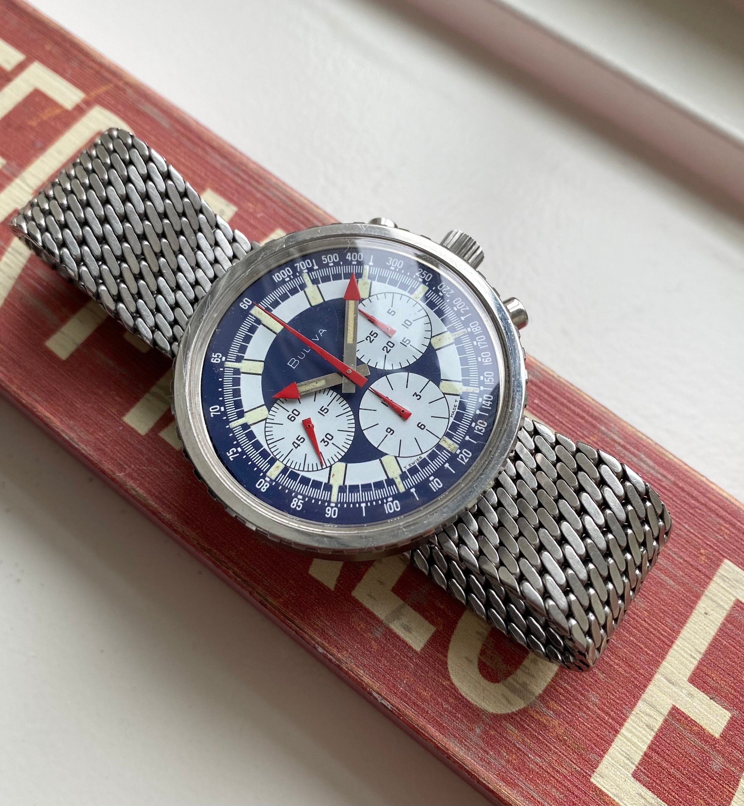 Bulova Oversized Chronograph — "Stars & Stripes"