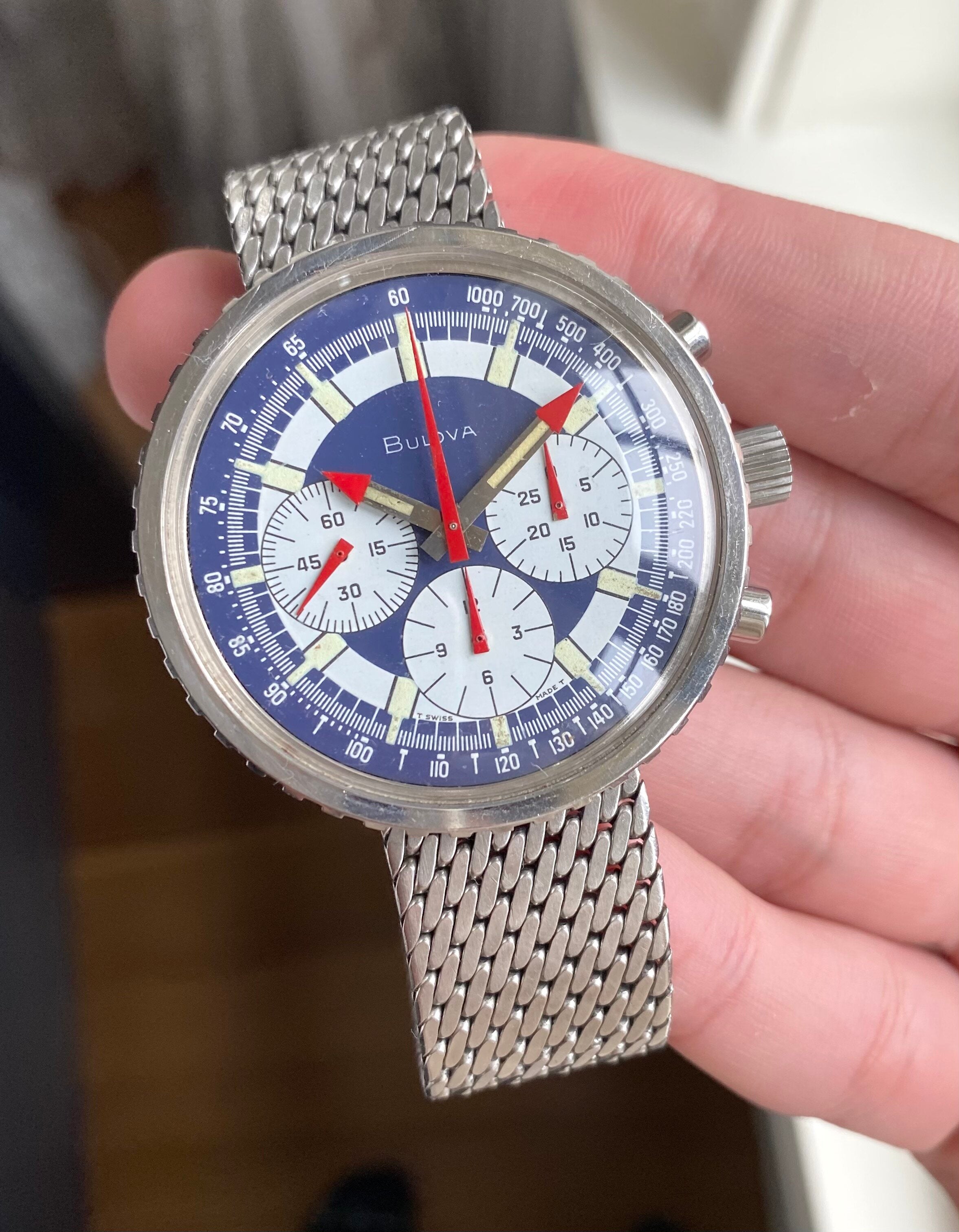 Bulova Oversized Chronograph — "Stars & Stripes"