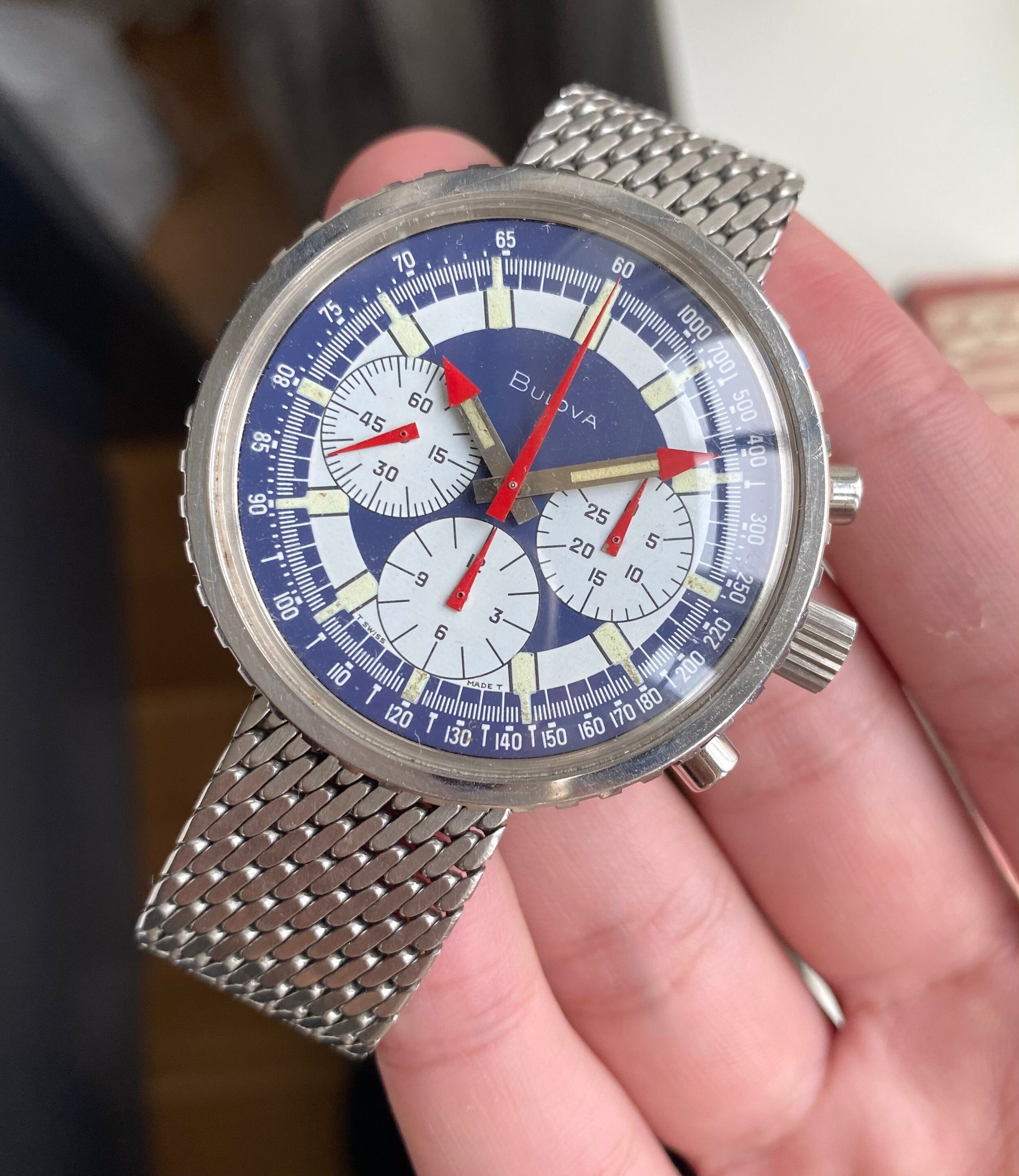 Bulova Oversized Chronograph — "Stars & Stripes"