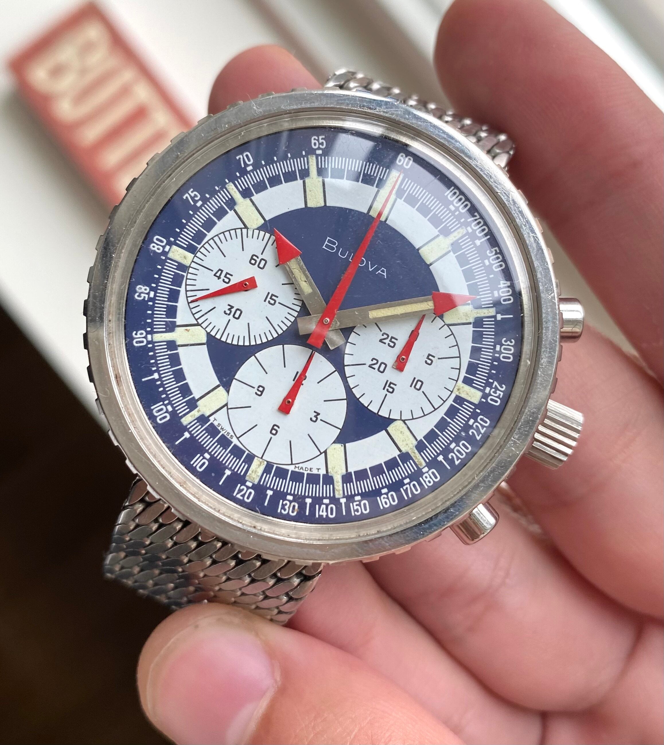 Bulova Oversized Chronograph — "Stars & Stripes"