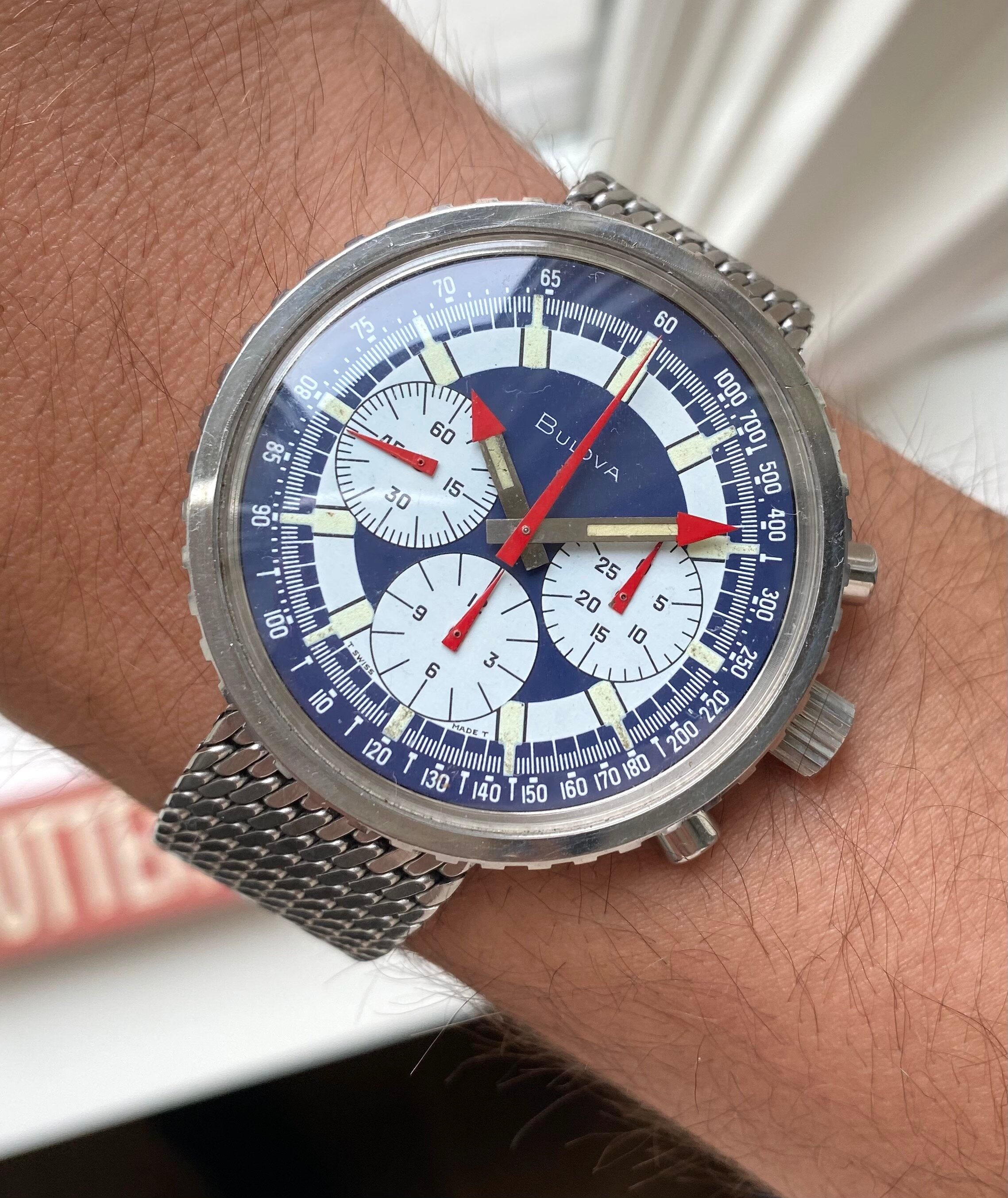 Bulova Oversized Chronograph — "Stars & Stripes"