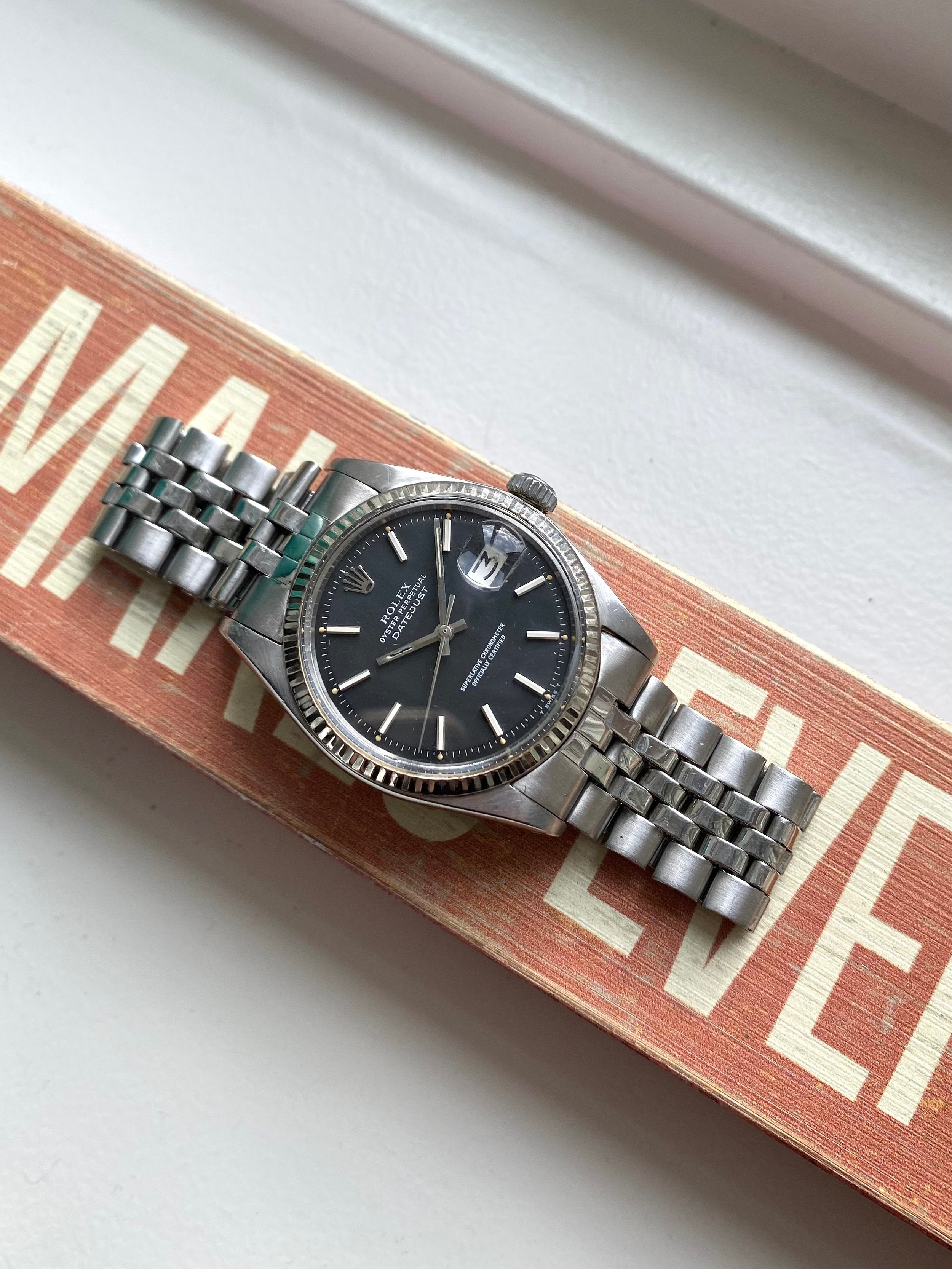 Rolex Datejust 1601 - Matte Black