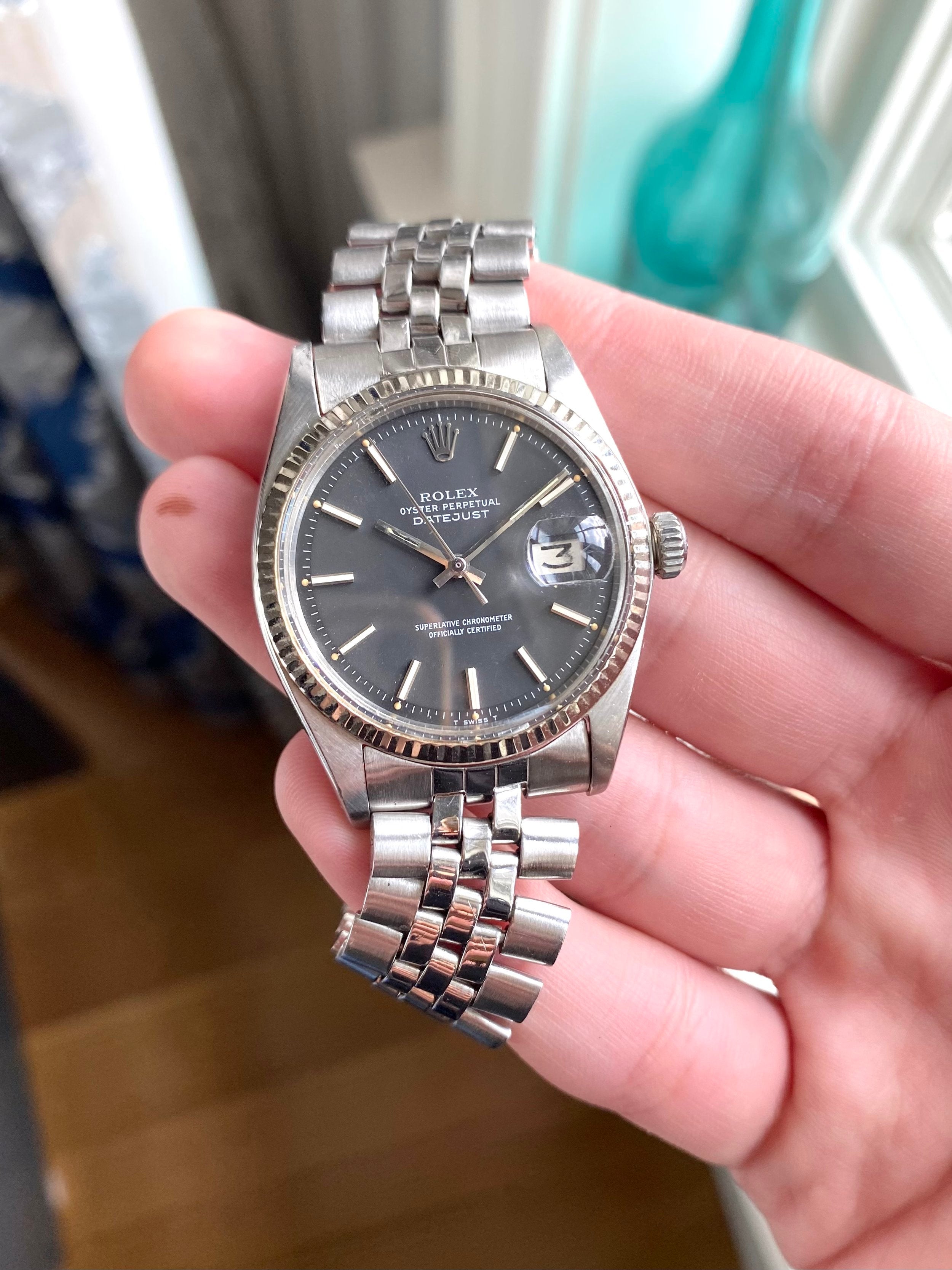 Rolex Datejust 1601 - Matte Black