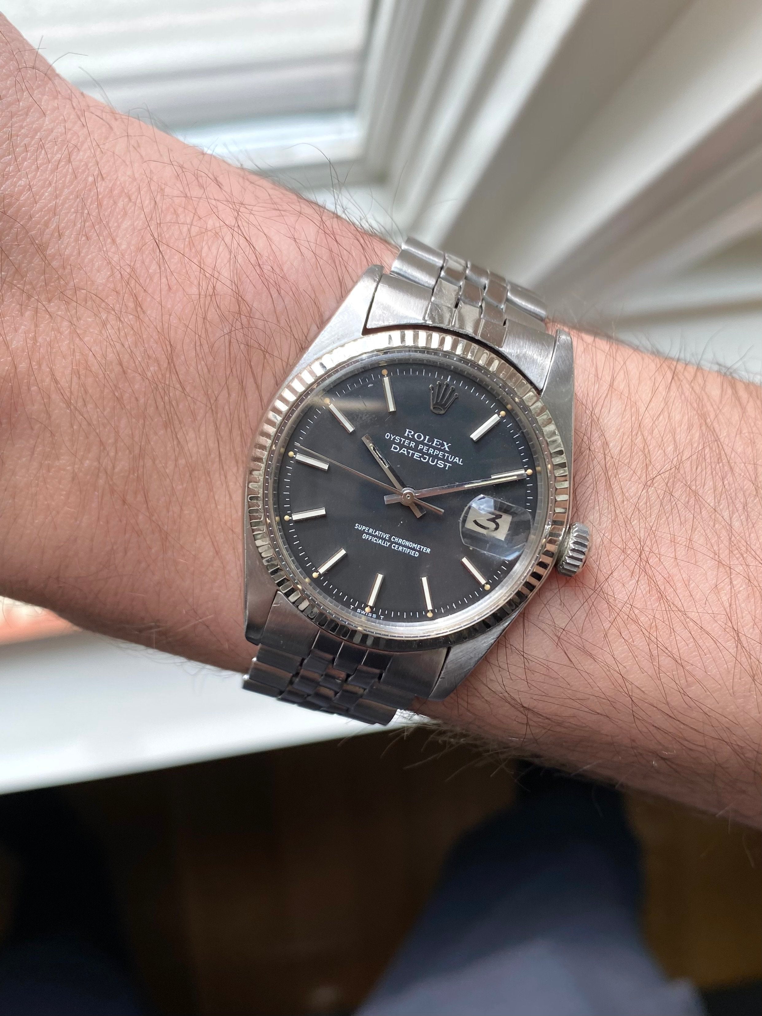 Rolex Datejust 1601 - Matte Black