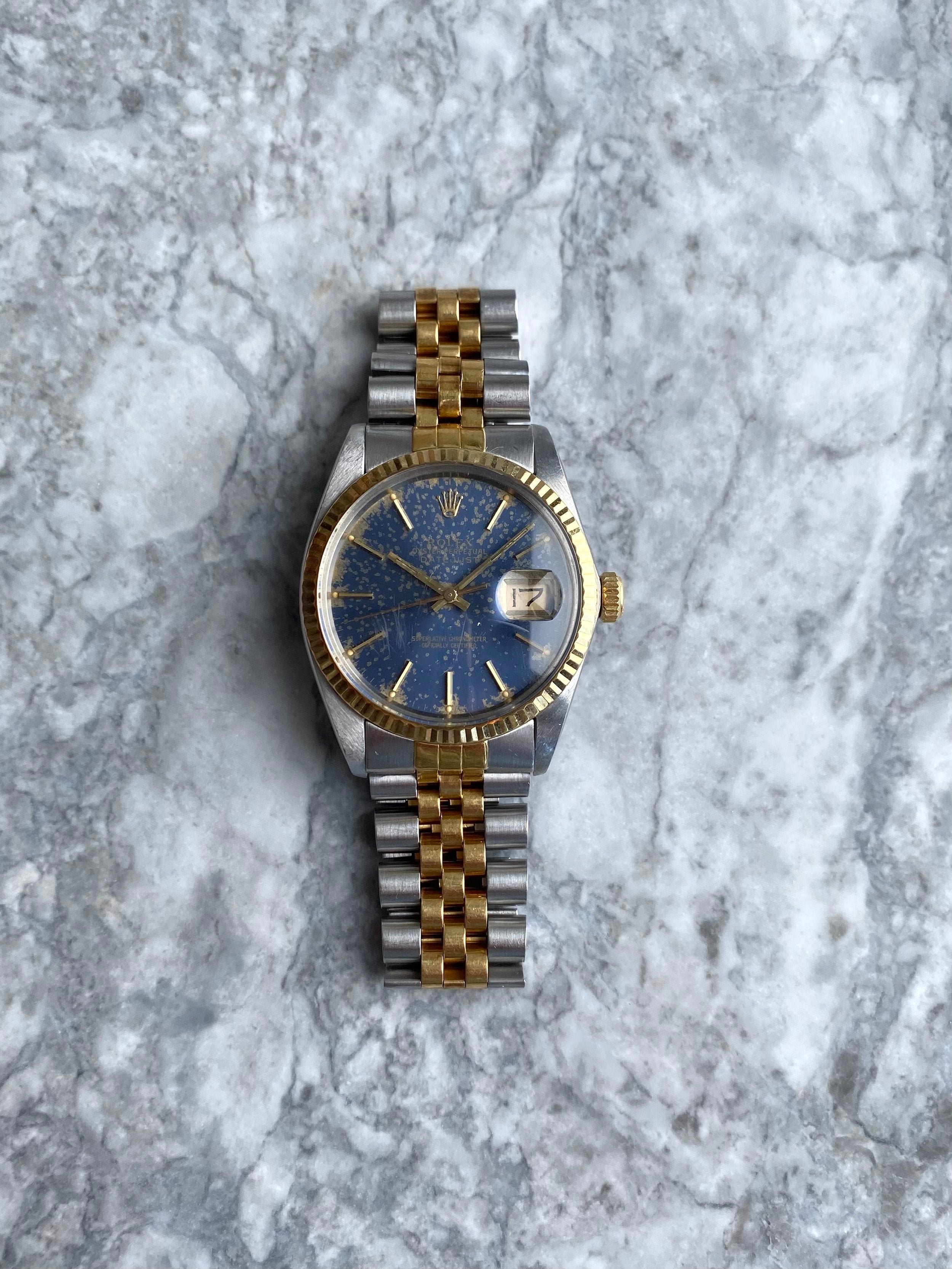 Rolex Datejust 16013 - Blue Patina.