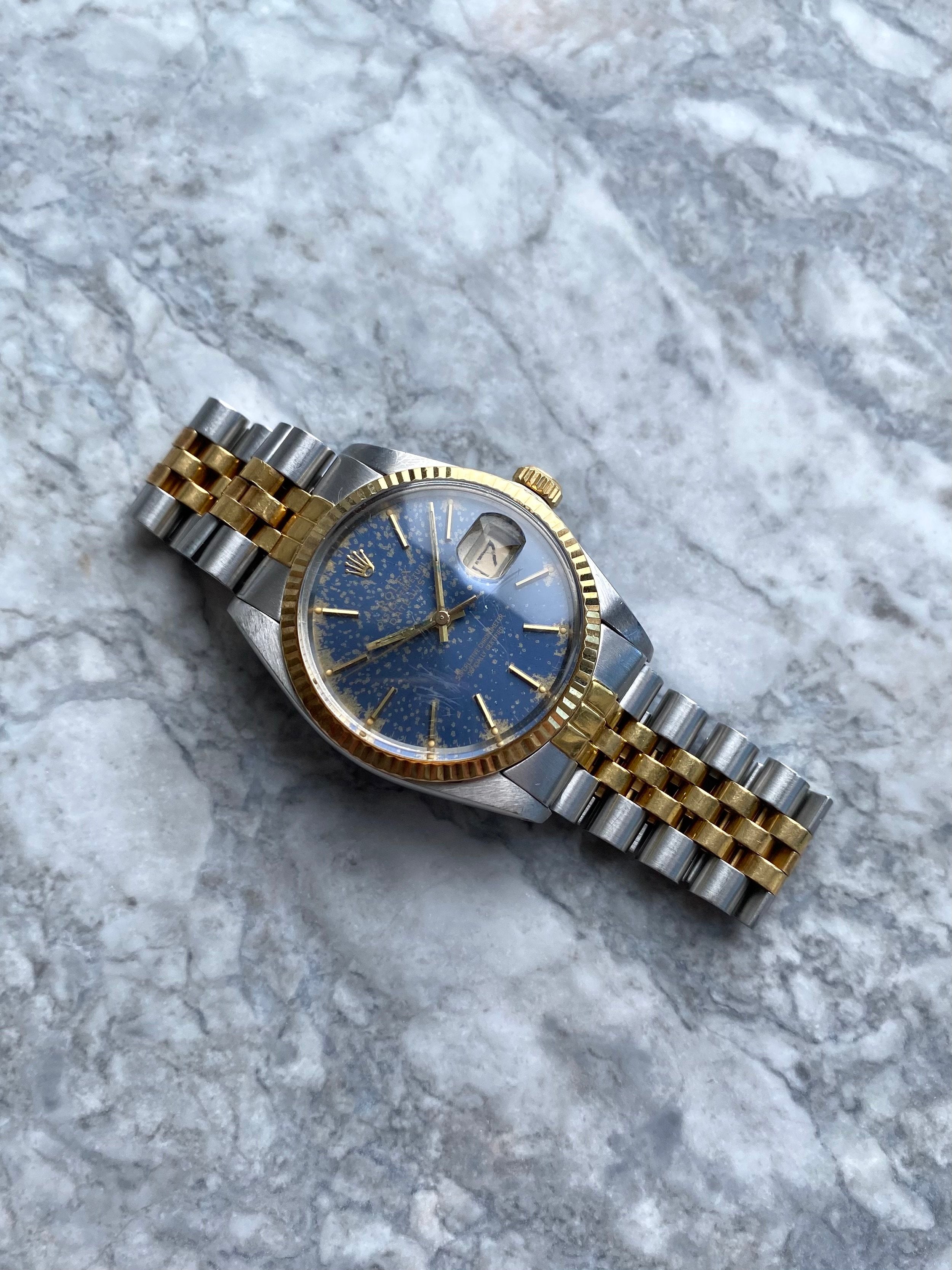 Rolex Datejust 16013 - Blue Patina.