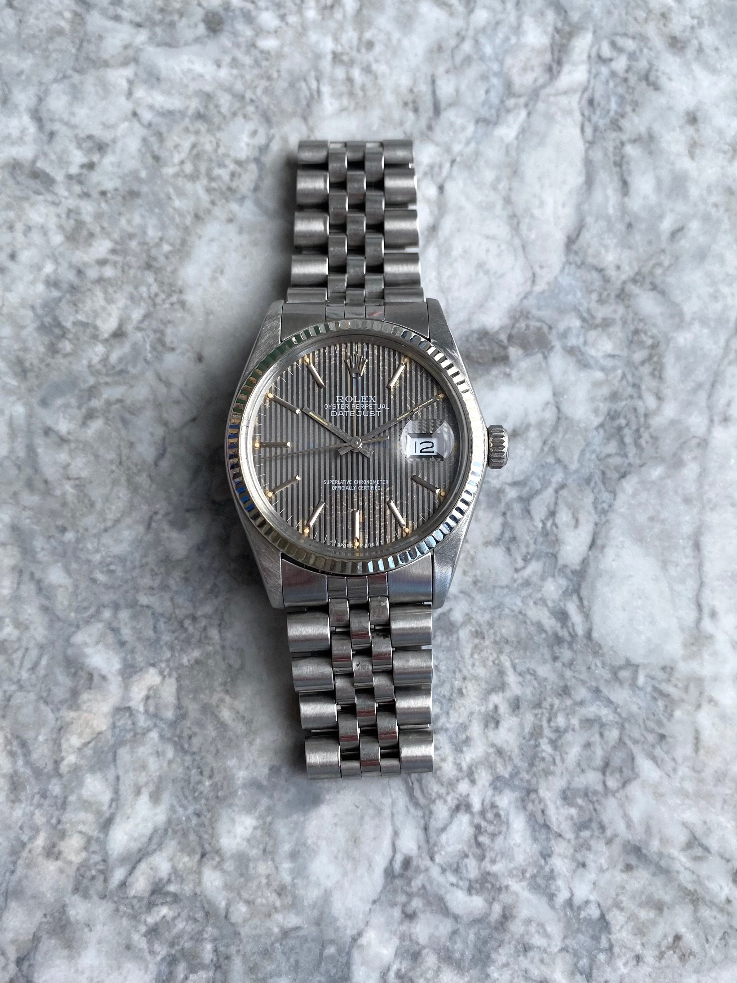 Rolex Datejust 16014 - Grey Tapestry.