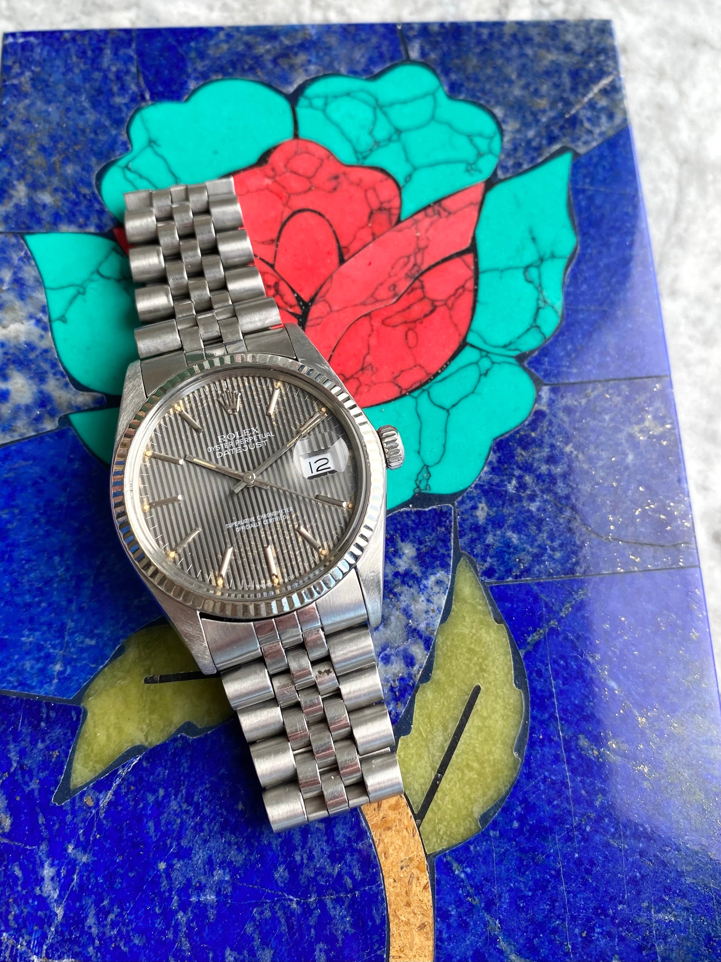 Rolex Datejust 16014 - Grey Tapestry.