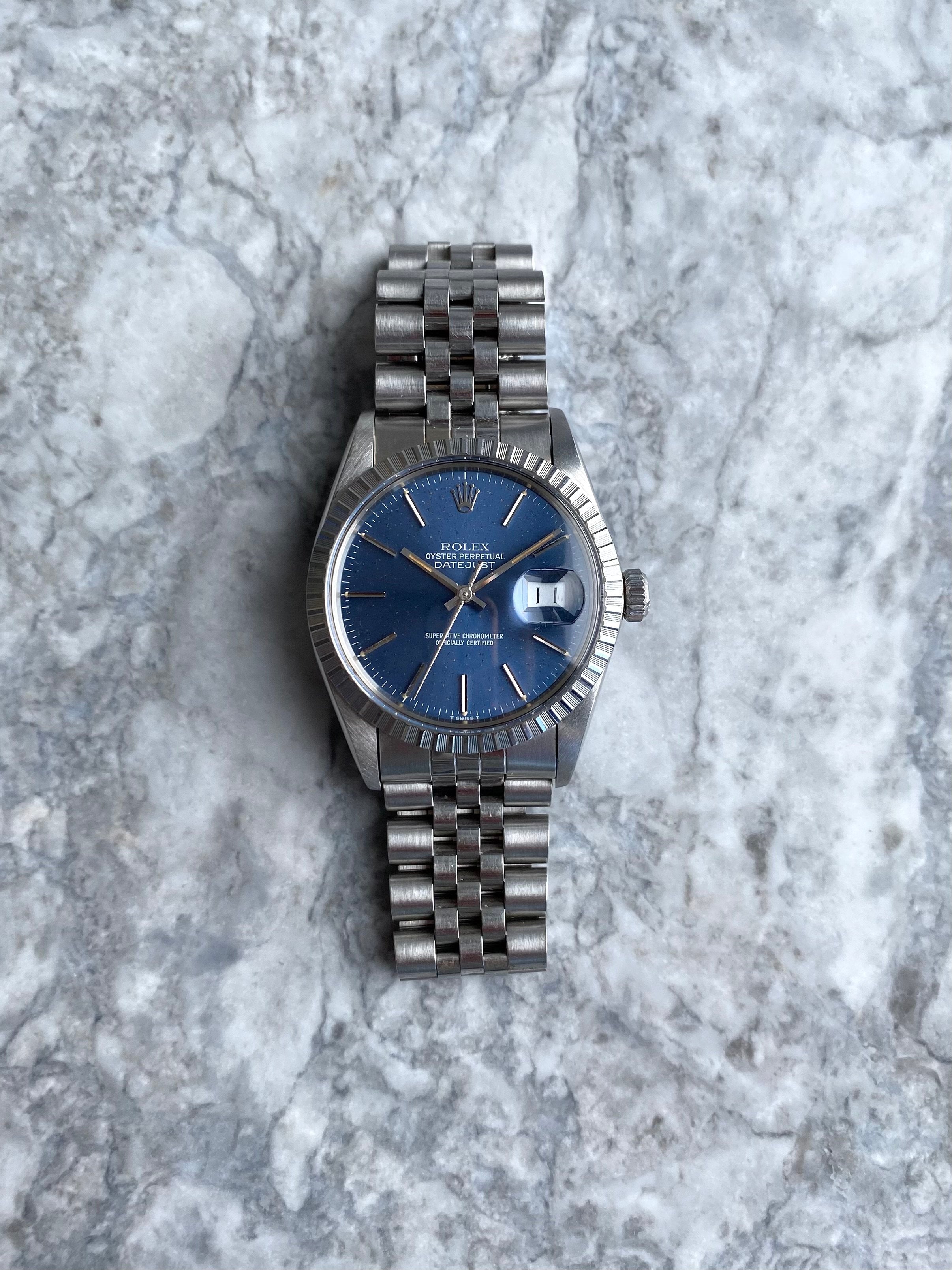 Rolex Datejust 16030 - Blue.