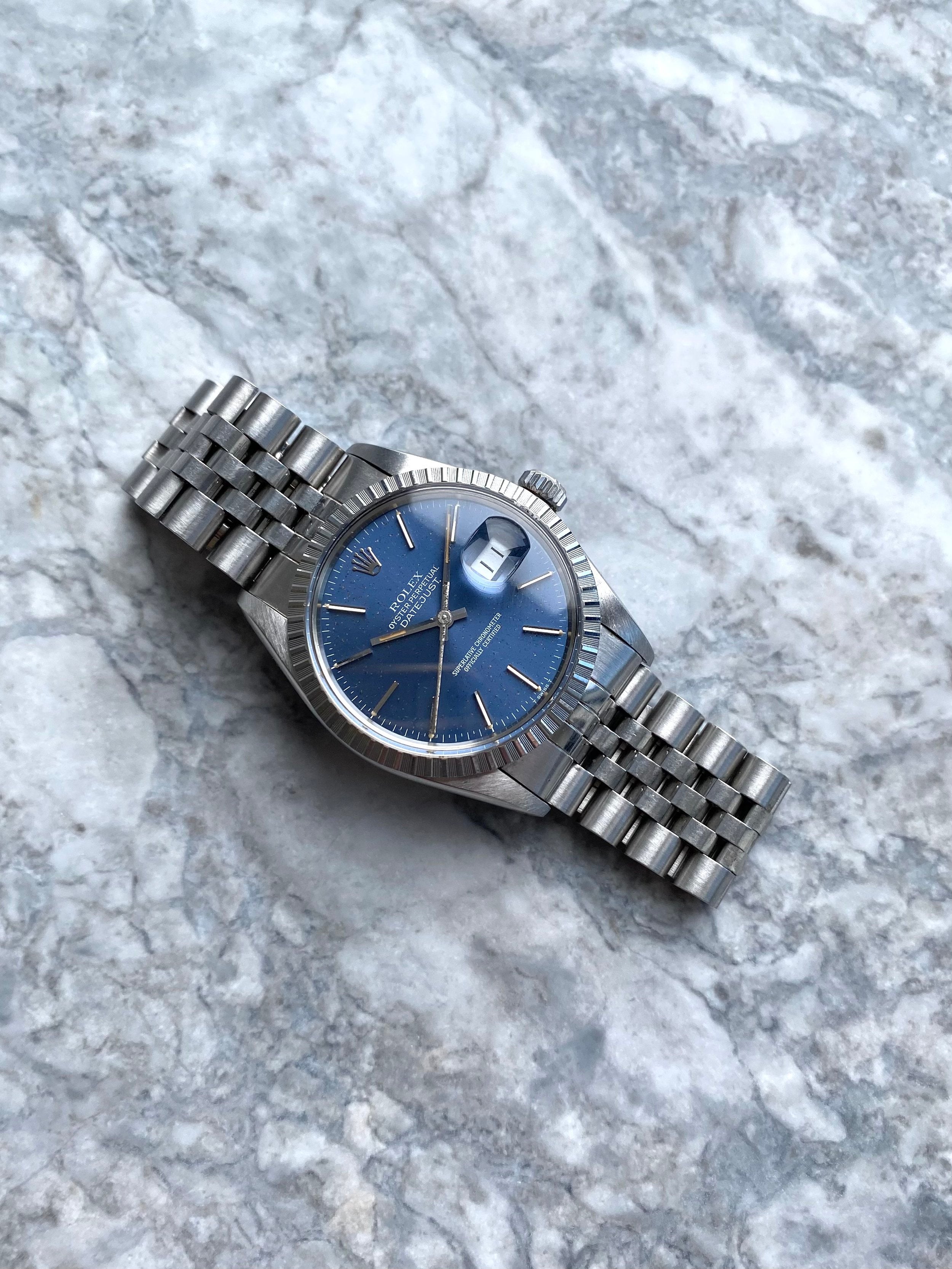 Rolex Datejust 16030 - Blue.