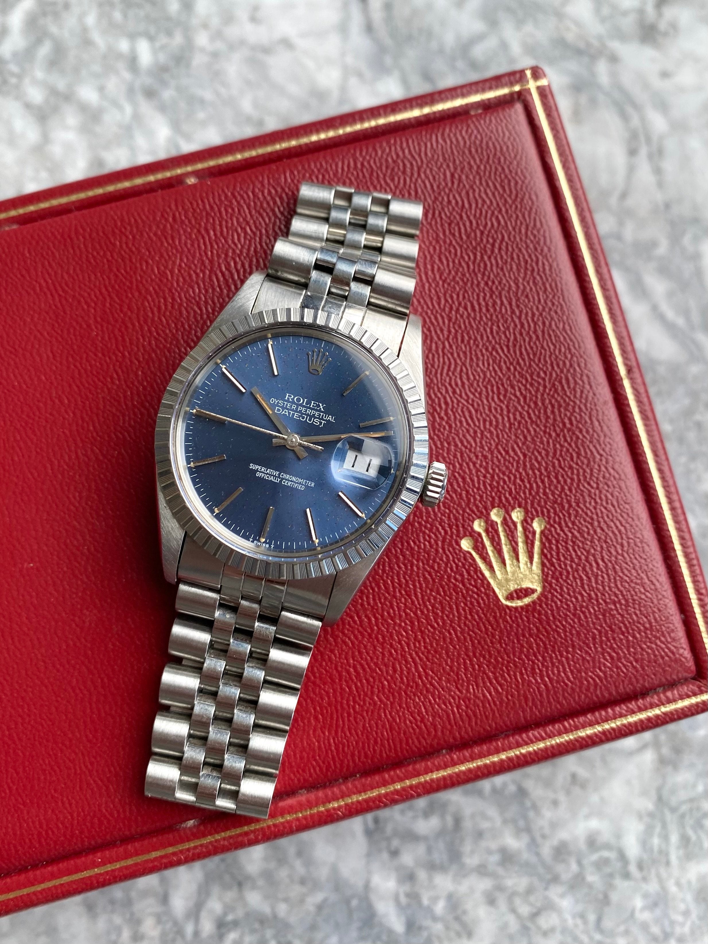 Rolex Datejust 16030 - Blue.