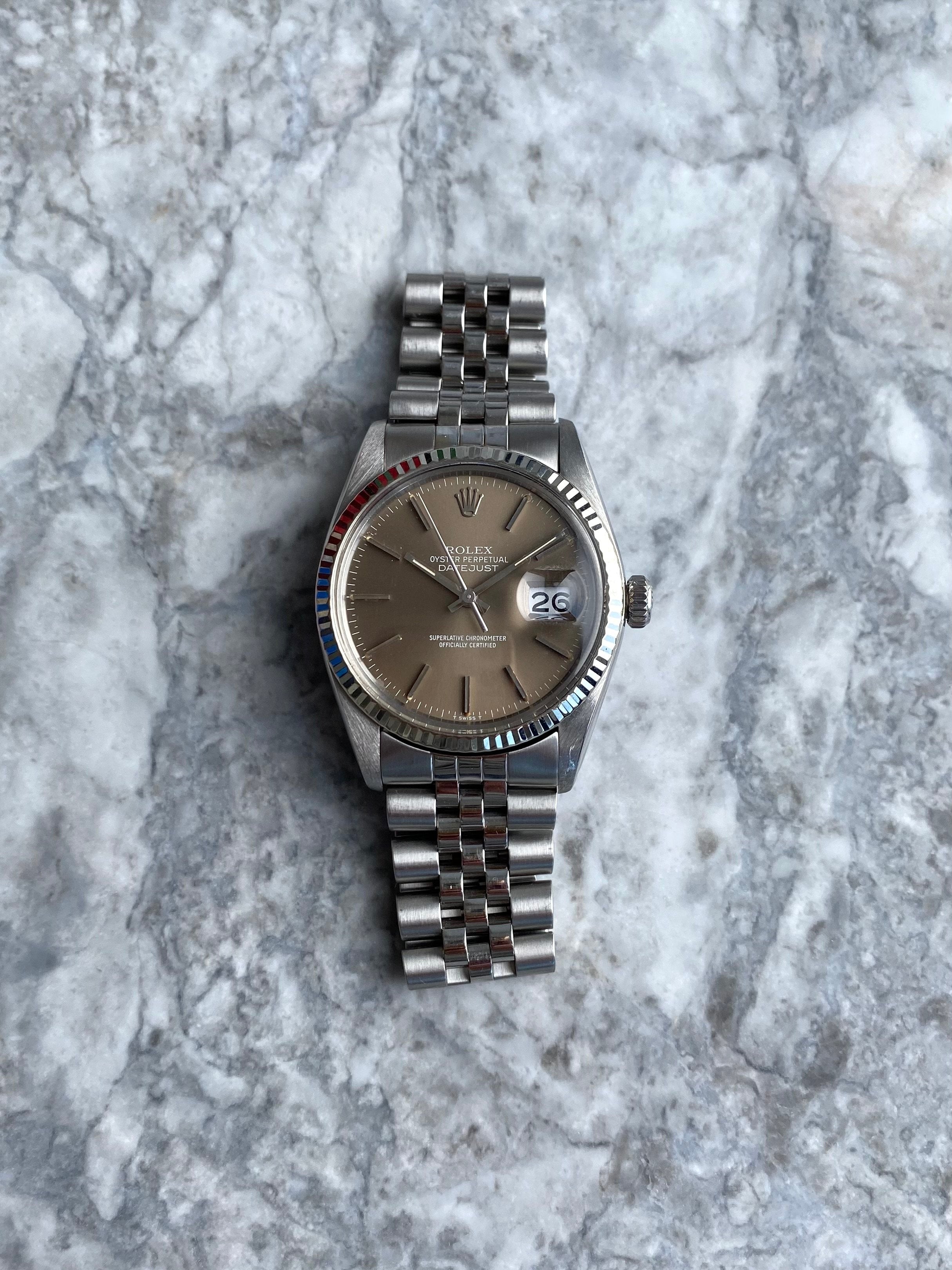 Rolex Datejust 16014 - Taupe.