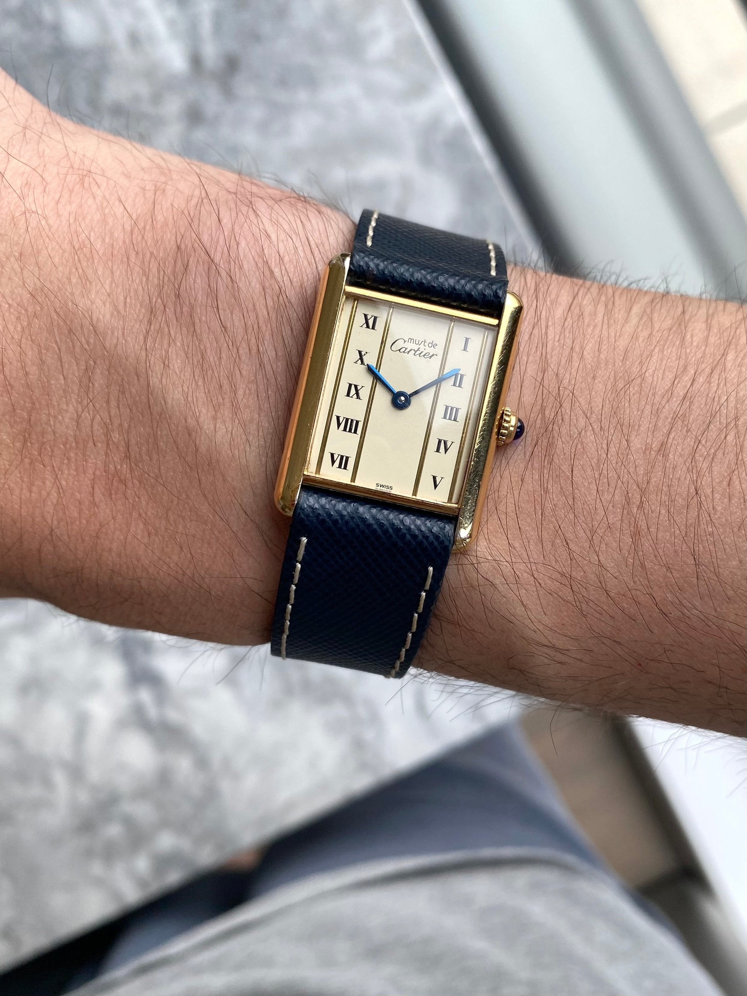 Must de Cartier Tank- Cream Roman.