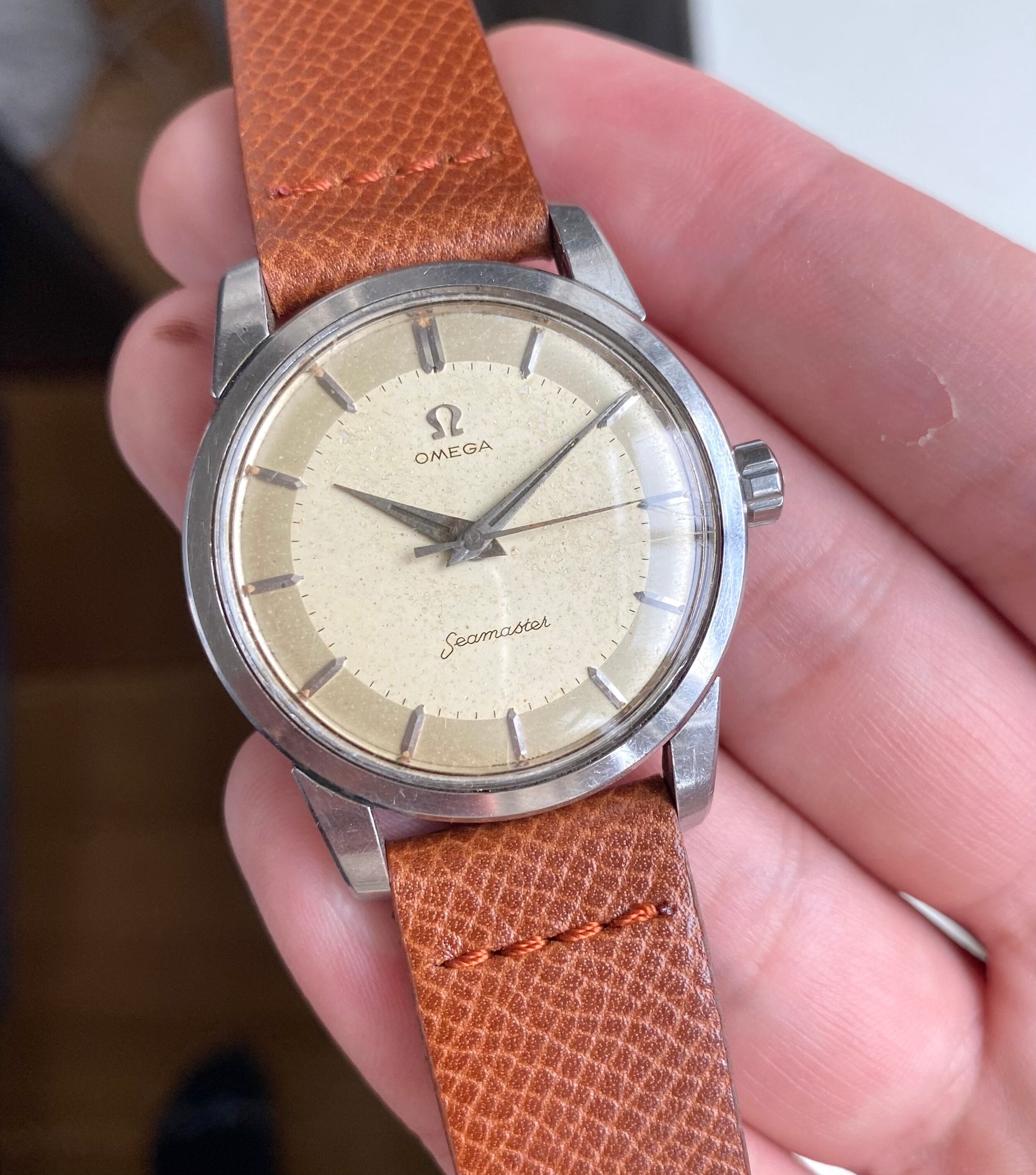 Omega Seamaster — Patina Cream Dial