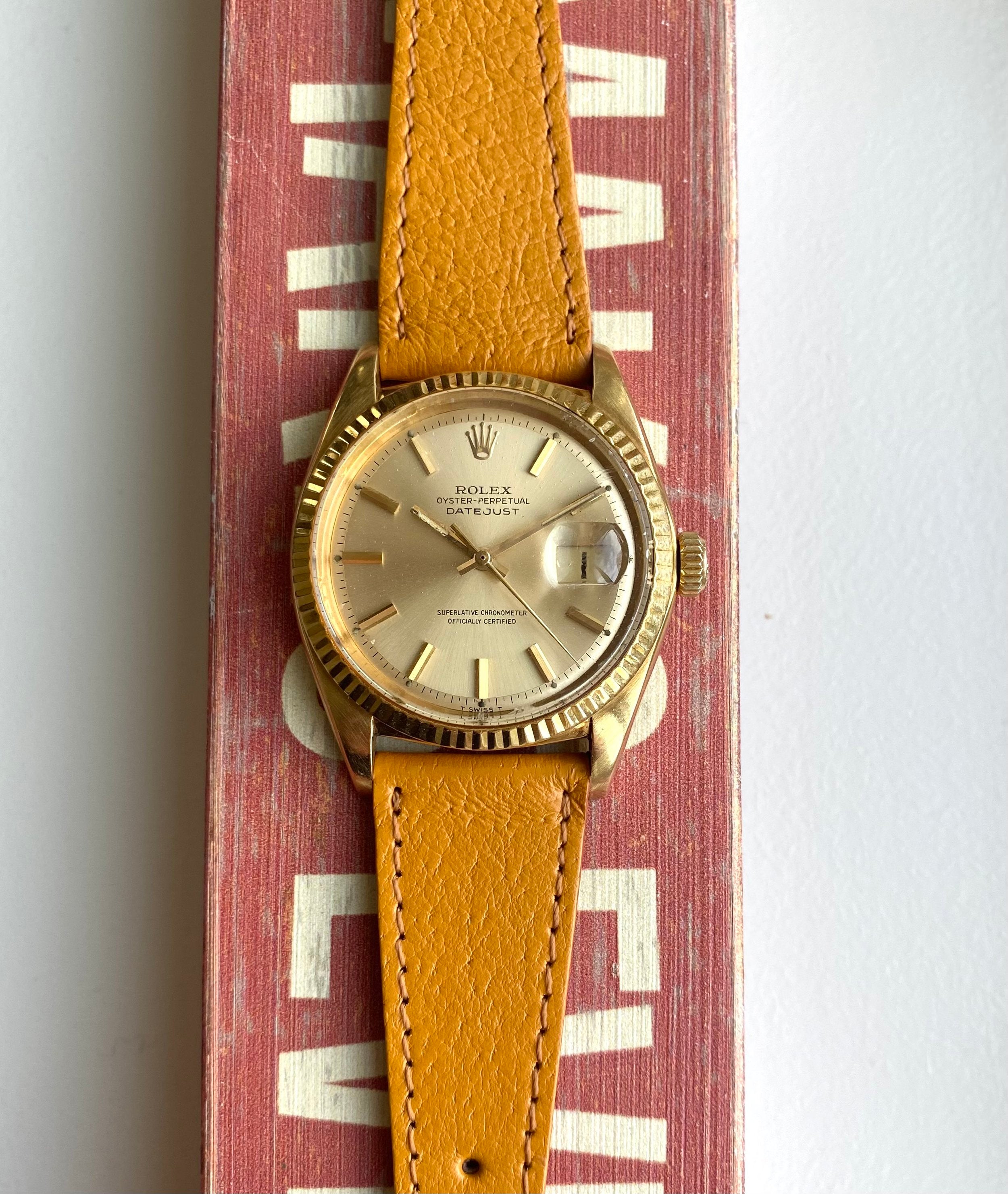 Rolex Datejust ref. 1601 — 14k Gold