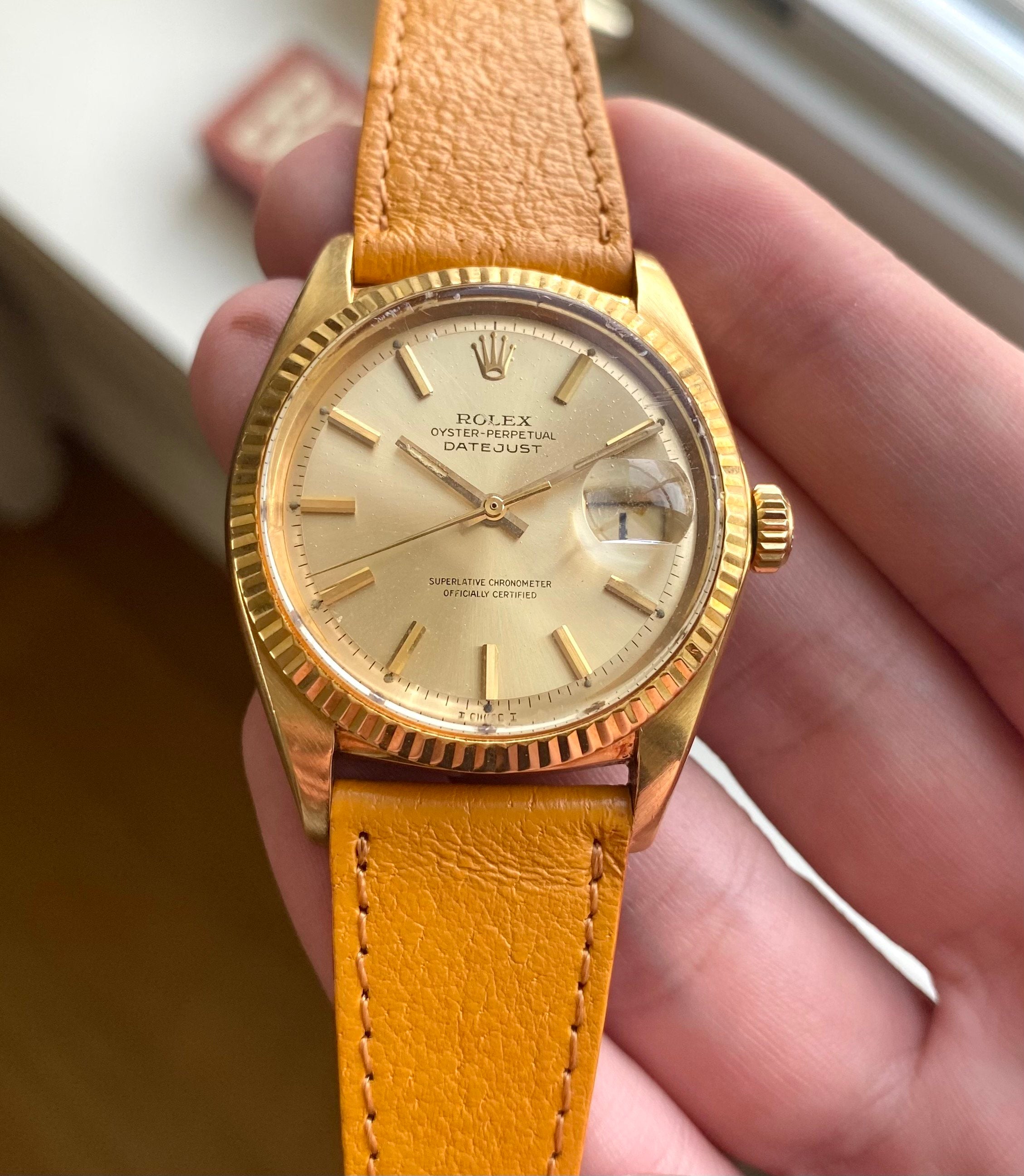 Rolex Datejust ref. 1601 — 14k Gold