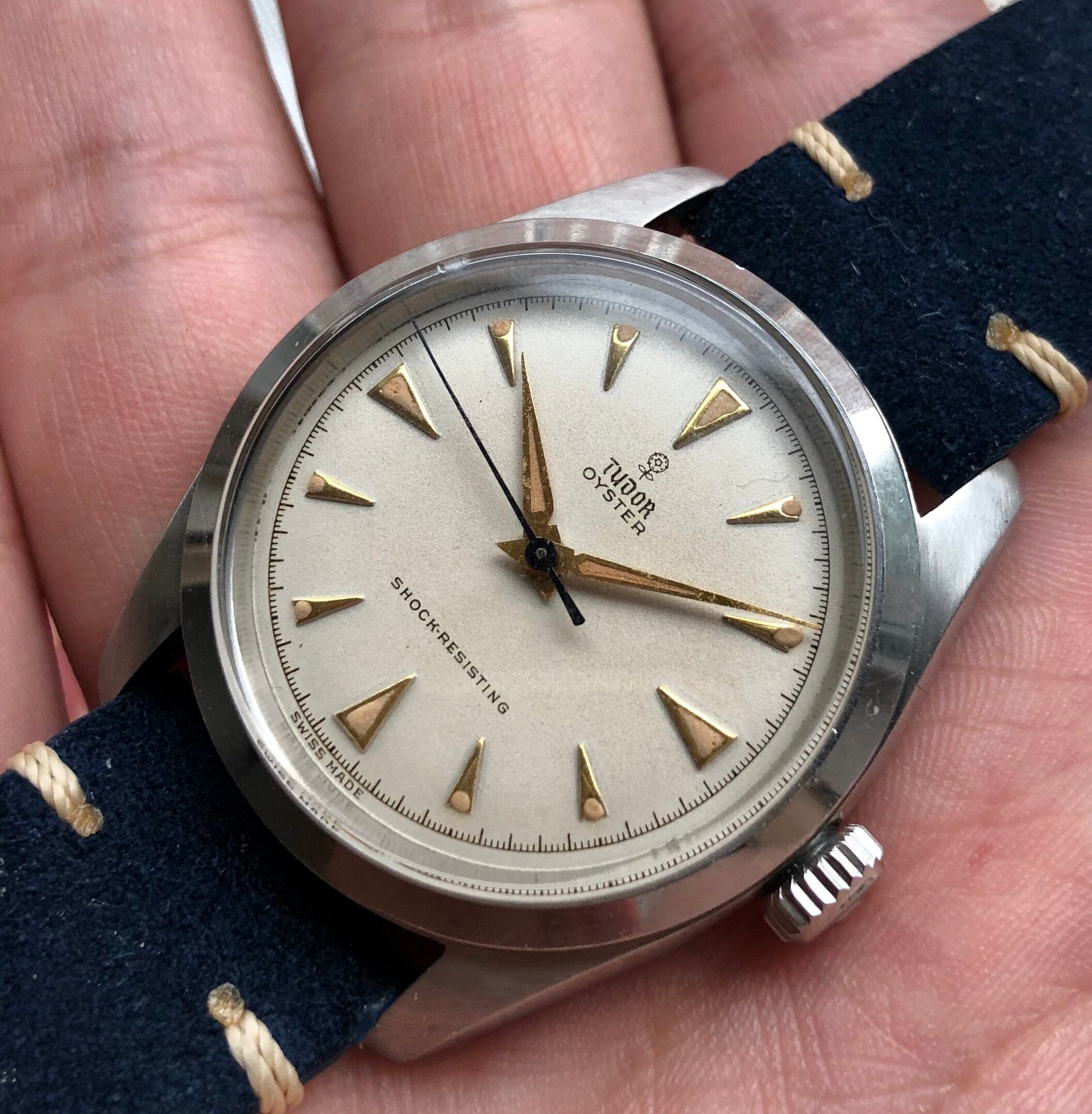 Tudor Oyster — "Rose" Dial