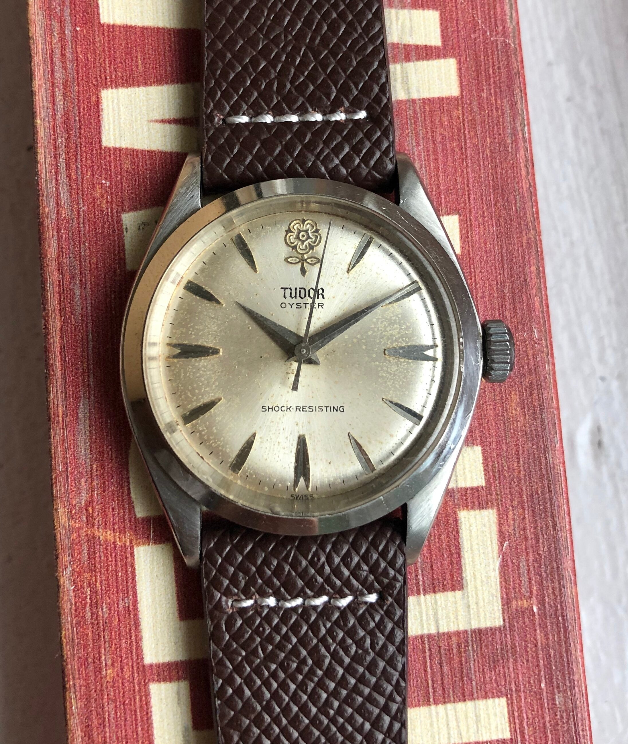 Tudor Oyster — "Big Rose" Dial