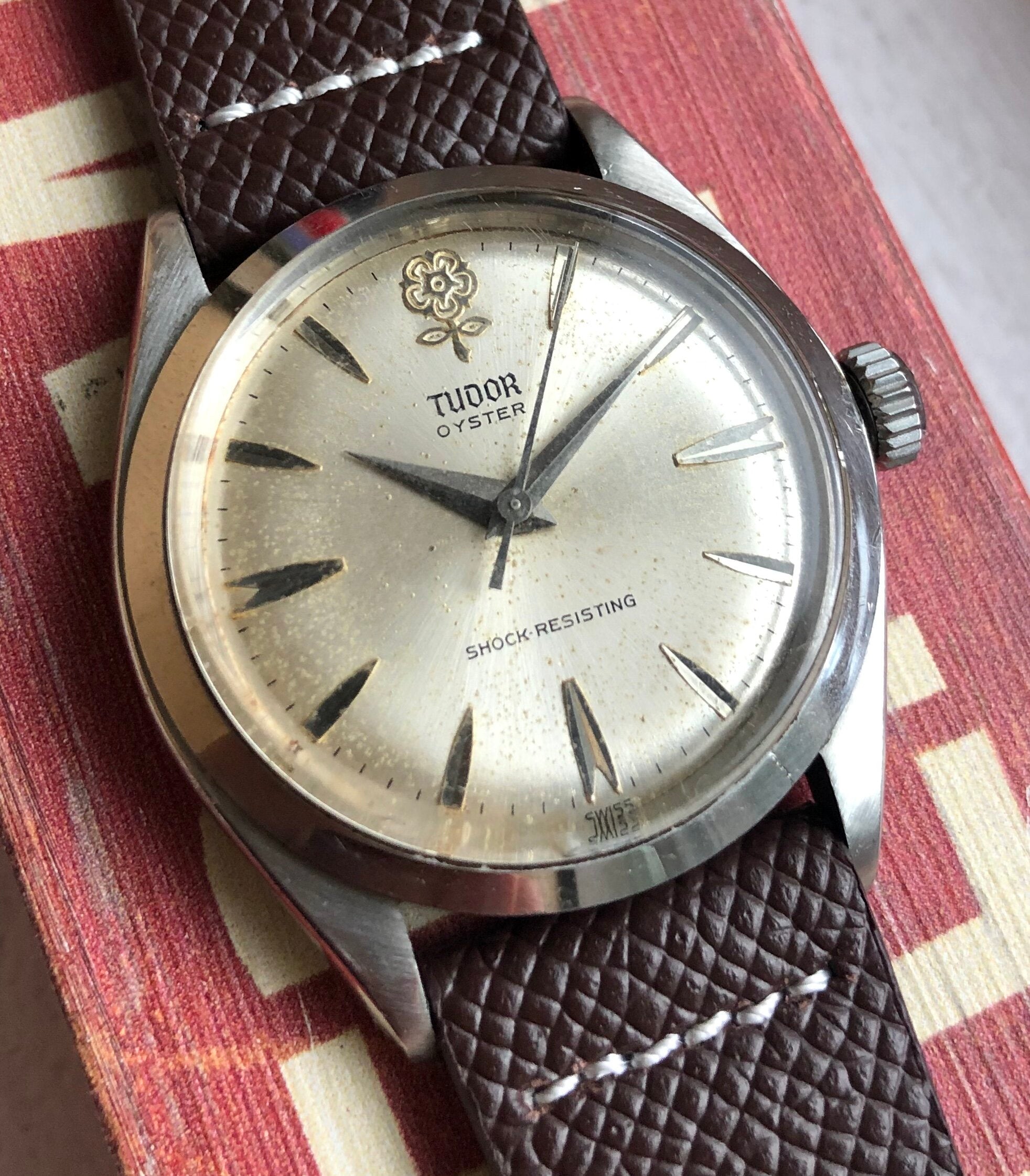 Tudor Oyster — "Big Rose" Dial