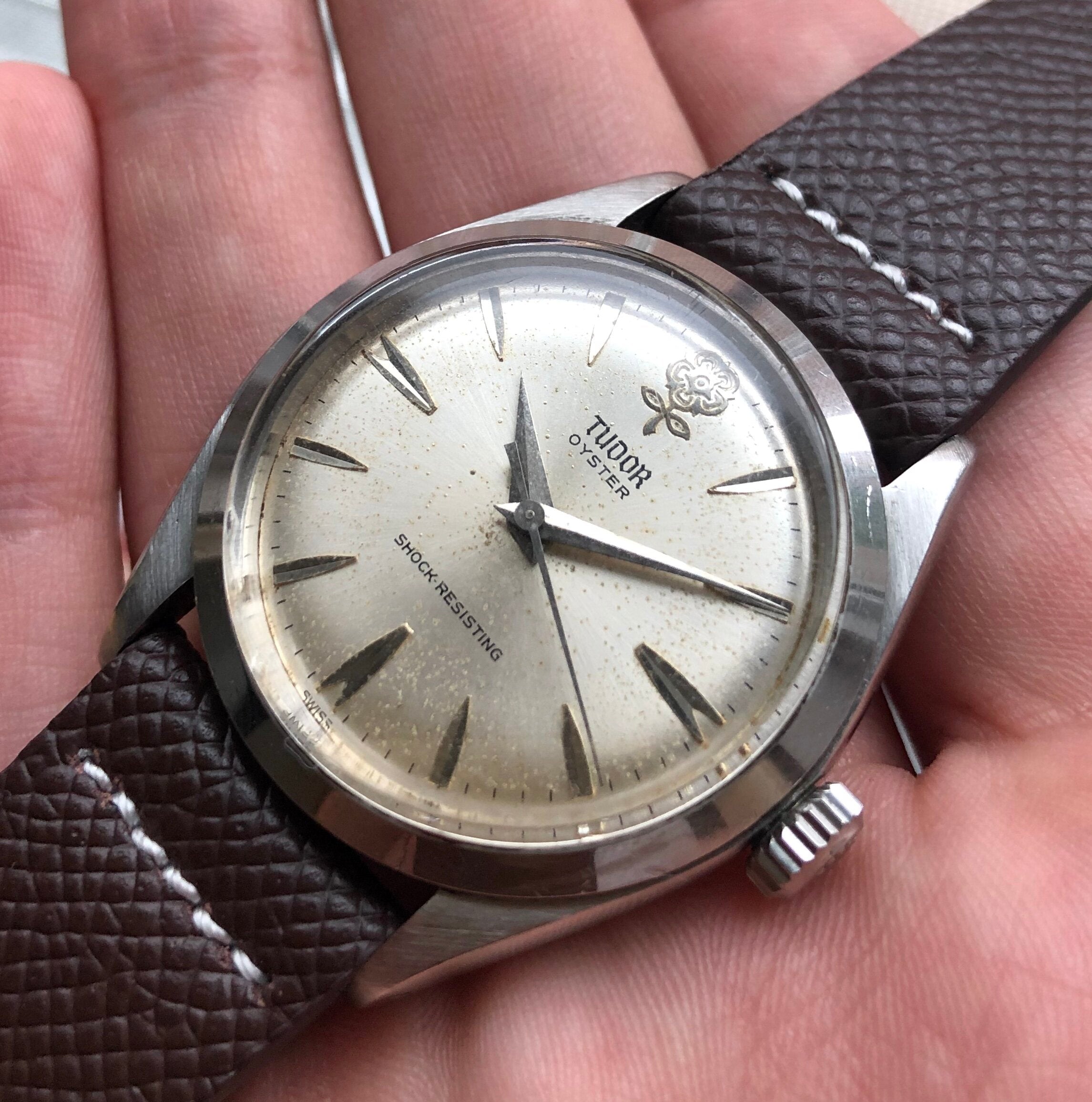 Tudor Oyster — "Big Rose" Dial