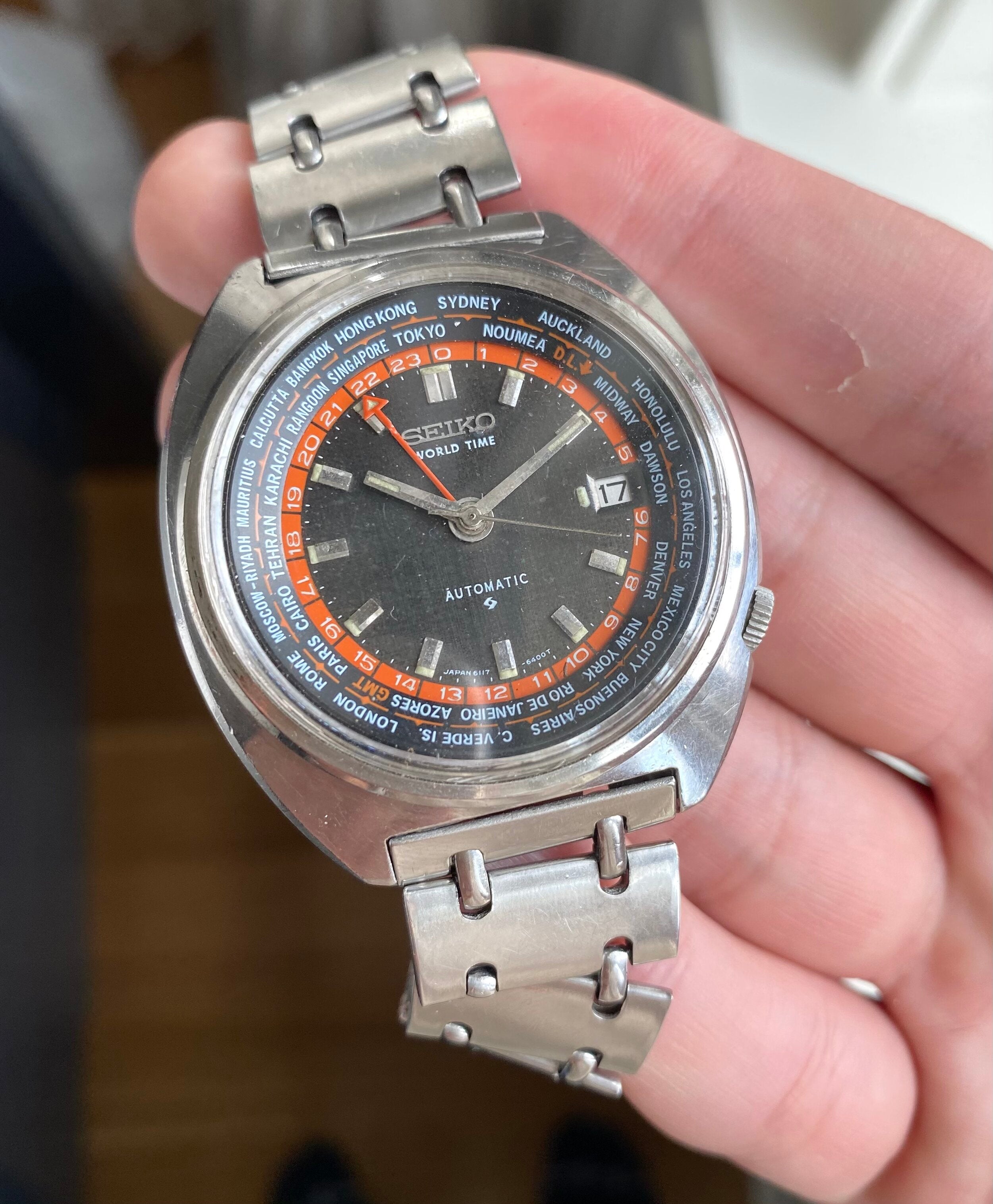 Seiko World Time GMT